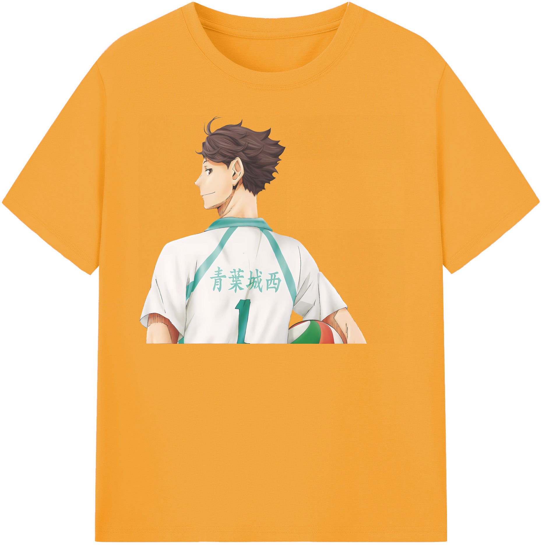 （画像用） ハイキュー!! Haikyu!! レディースカジュアルプリントTシャツ（綿100％）