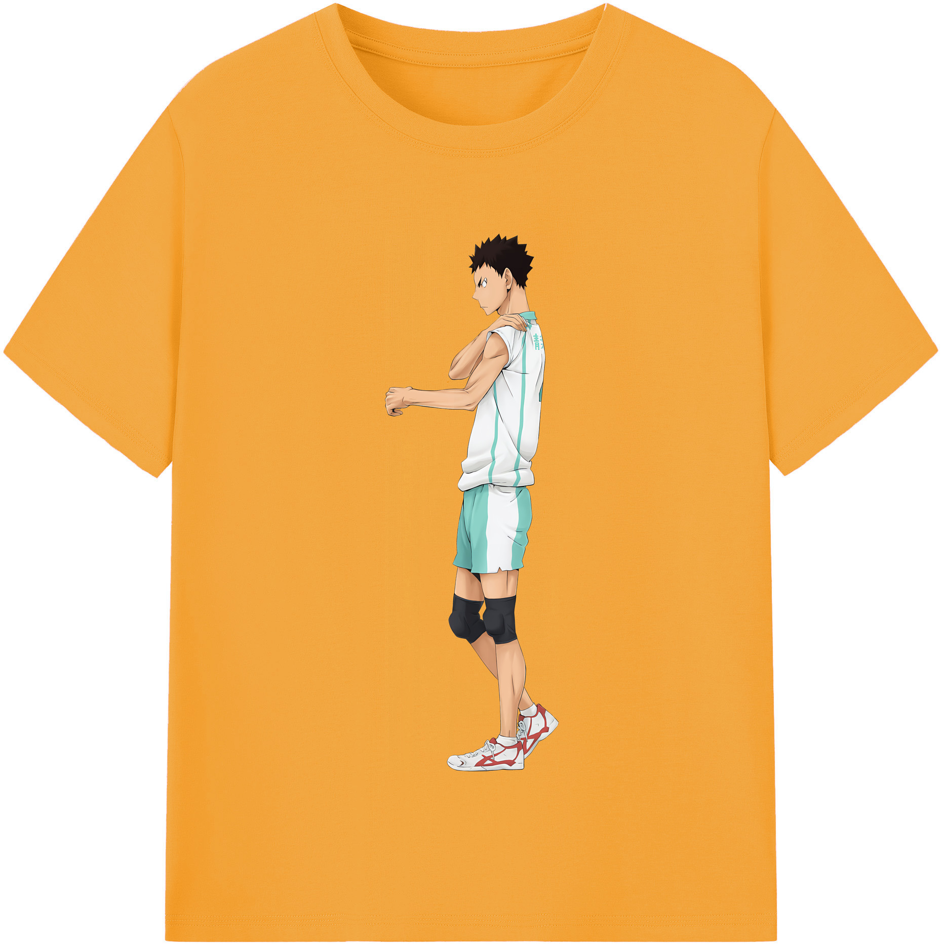 （画像用） ハイキュー!! Haikyu!! レディースカジュアルプリントTシャツ（綿100％）