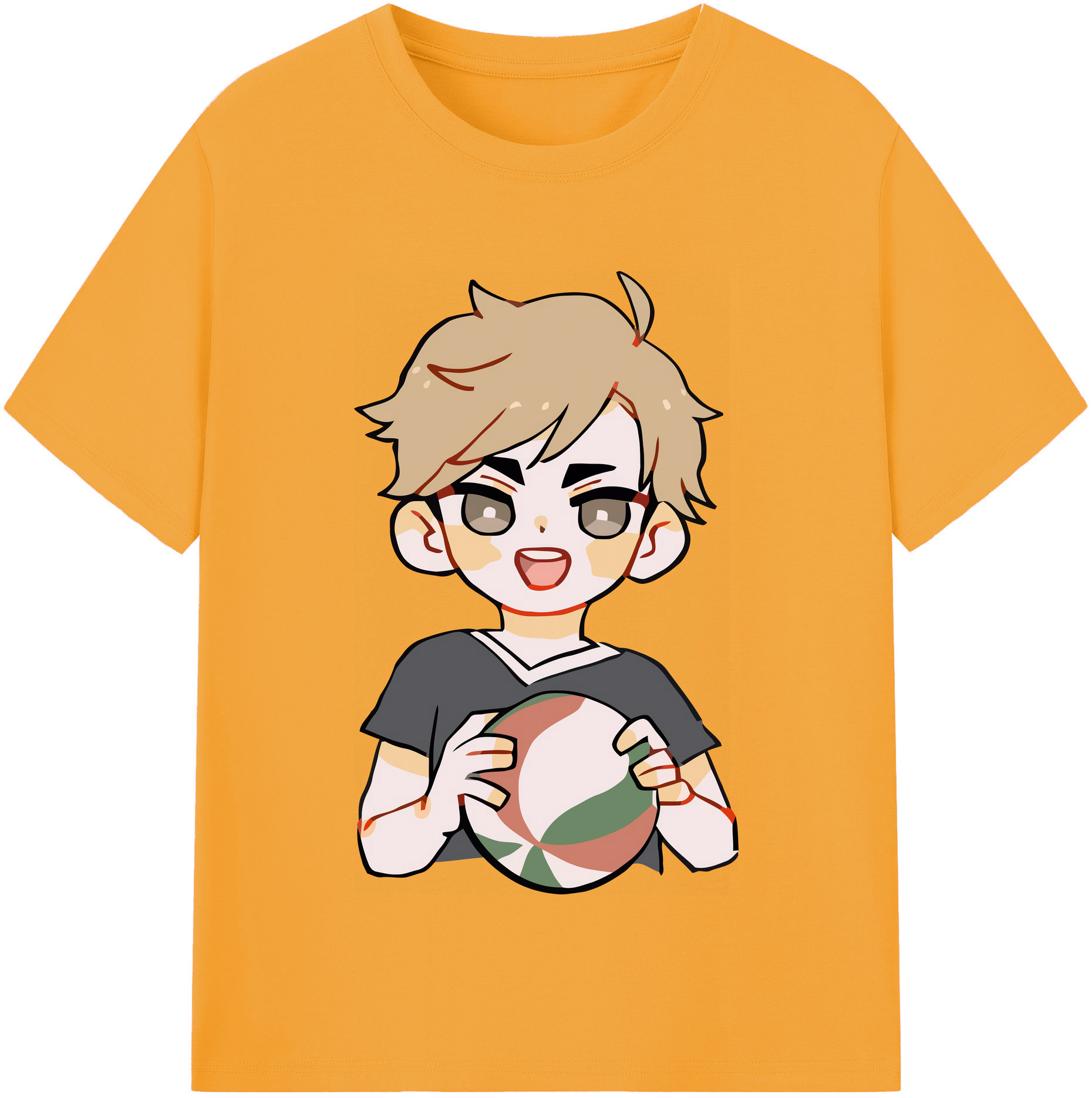 （画像用） ハイキュー!! Haikyu!! レディースカジュアルプリントTシャツ（綿100％）