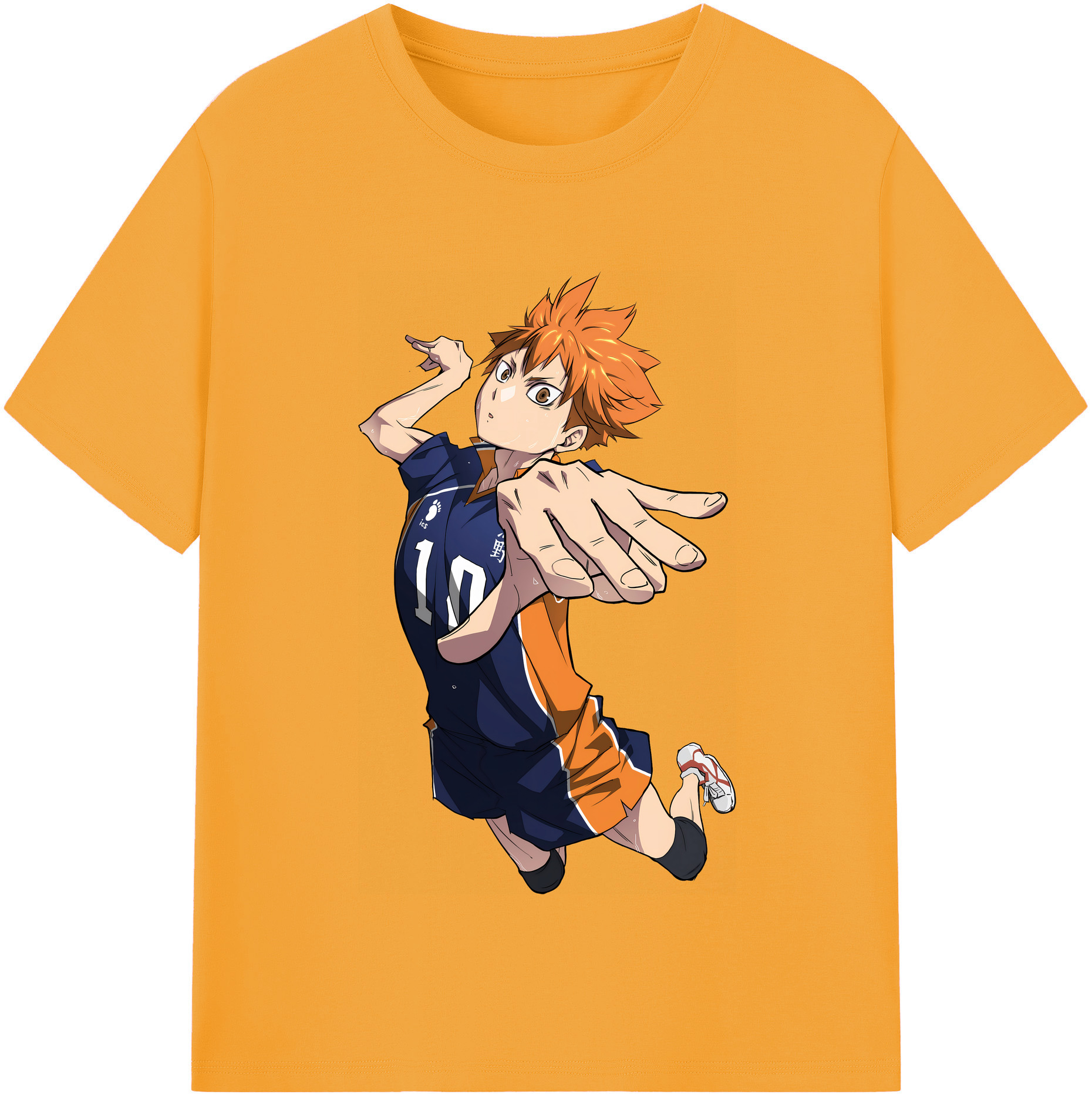 （画像用） ハイキュー!! Haikyu!! レディースカジュアルプリントTシャツ（綿100％）
