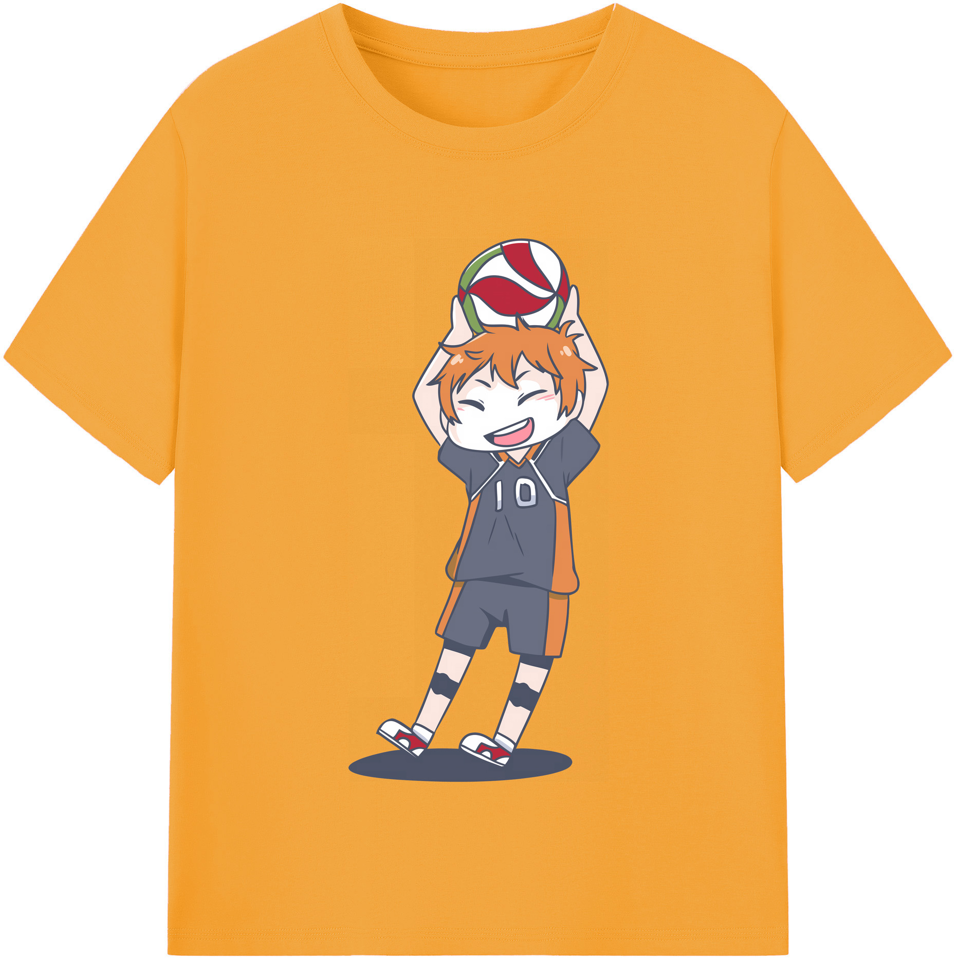 （画像用） ハイキュー!! Haikyu!! レディースカジュアルプリントTシャツ（綿100％）
