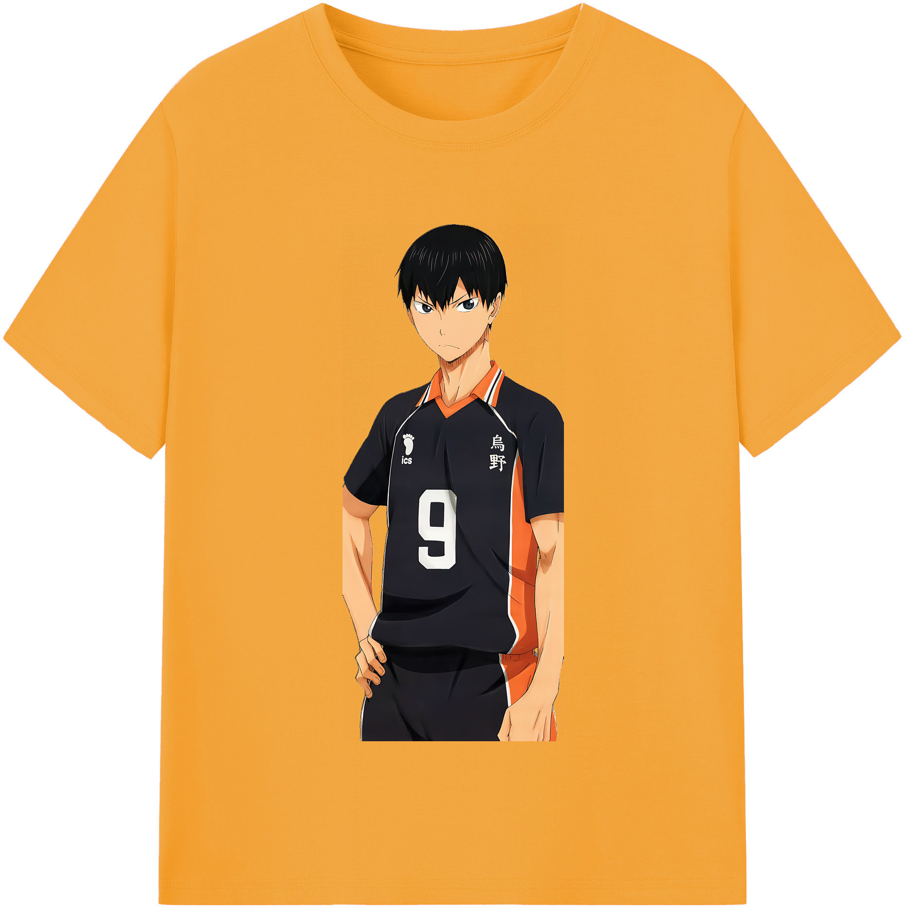 （画像用） ハイキュー!! Haikyu!! レディースカジュアルプリントTシャツ（綿100％）
