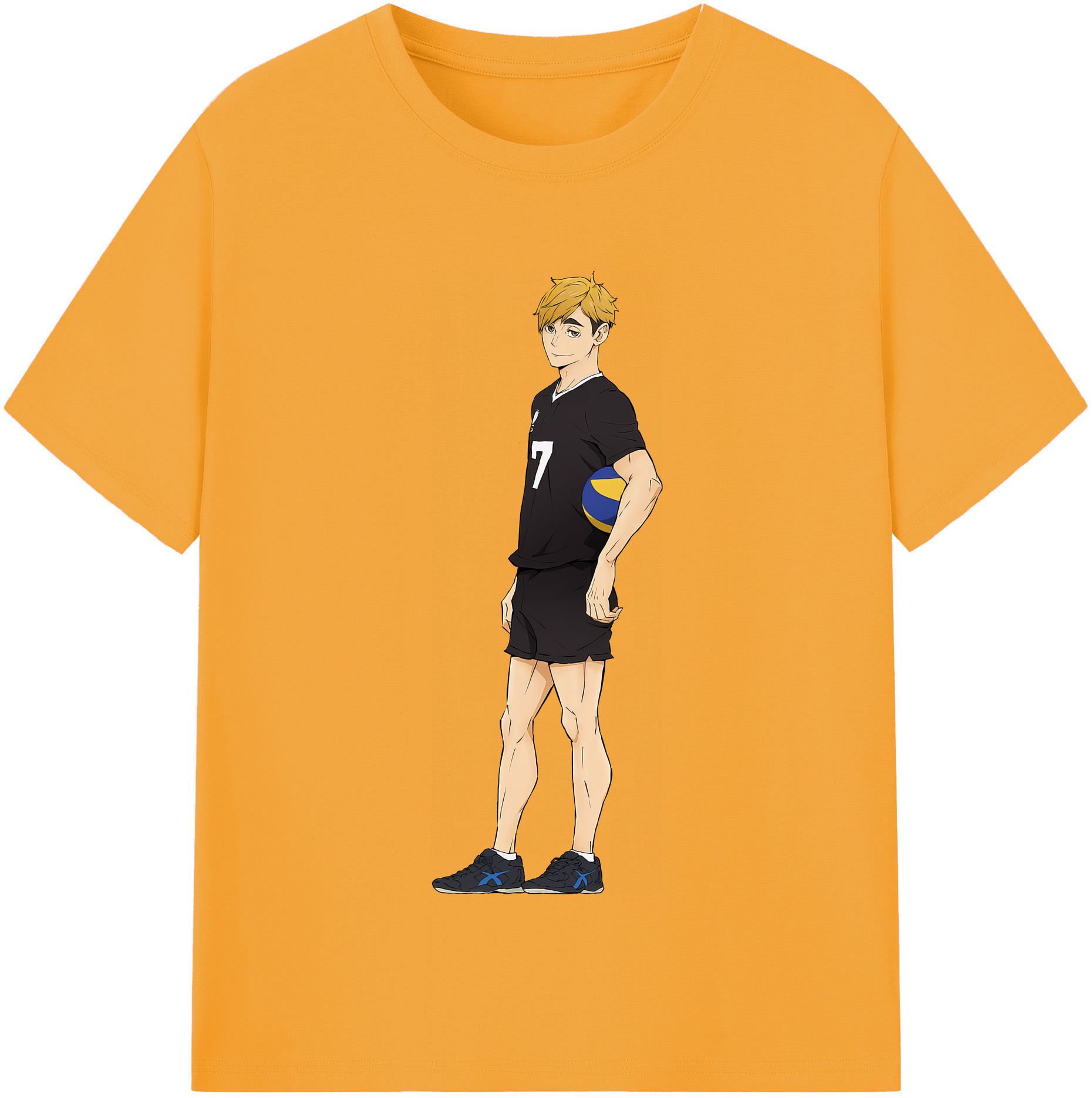 （画像用） ハイキュー!! Haikyu!! レディースカジュアルプリントTシャツ（綿100％）