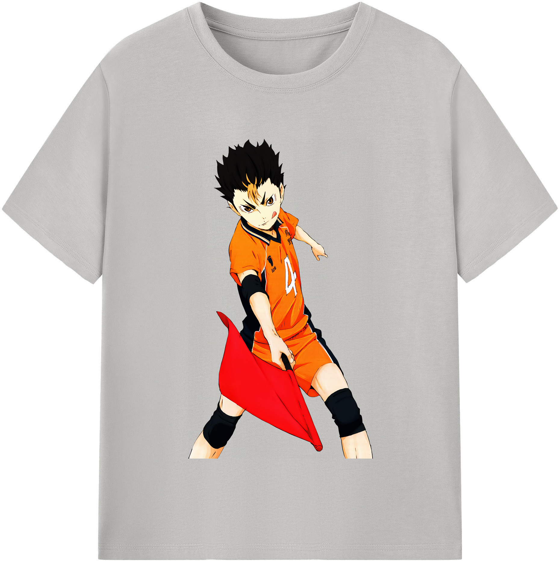（画像用） ハイキュー!! Haikyu!! レディースカジュアルプリントTシャツ（綿100％）