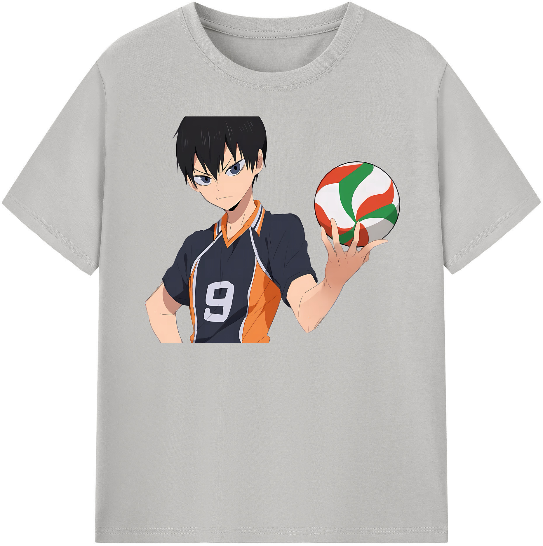 （画像用） ハイキュー!! Haikyu!! レディースカジュアルプリントTシャツ（綿100％）