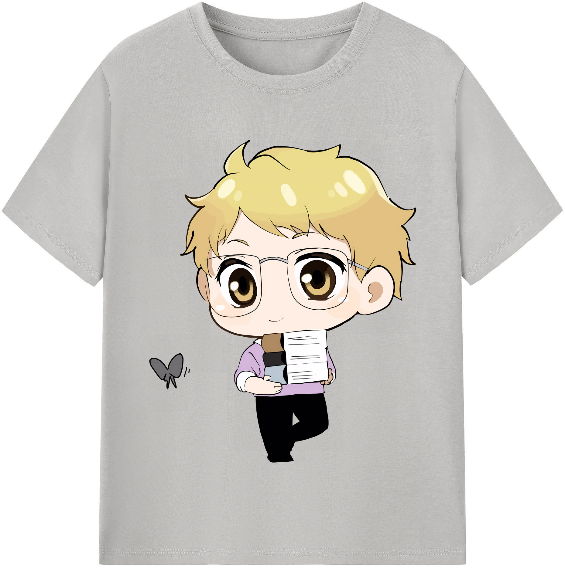 （画像用） ハイキュー!! Haikyu!! レディースカジュアルプリントTシャツ（綿100％）