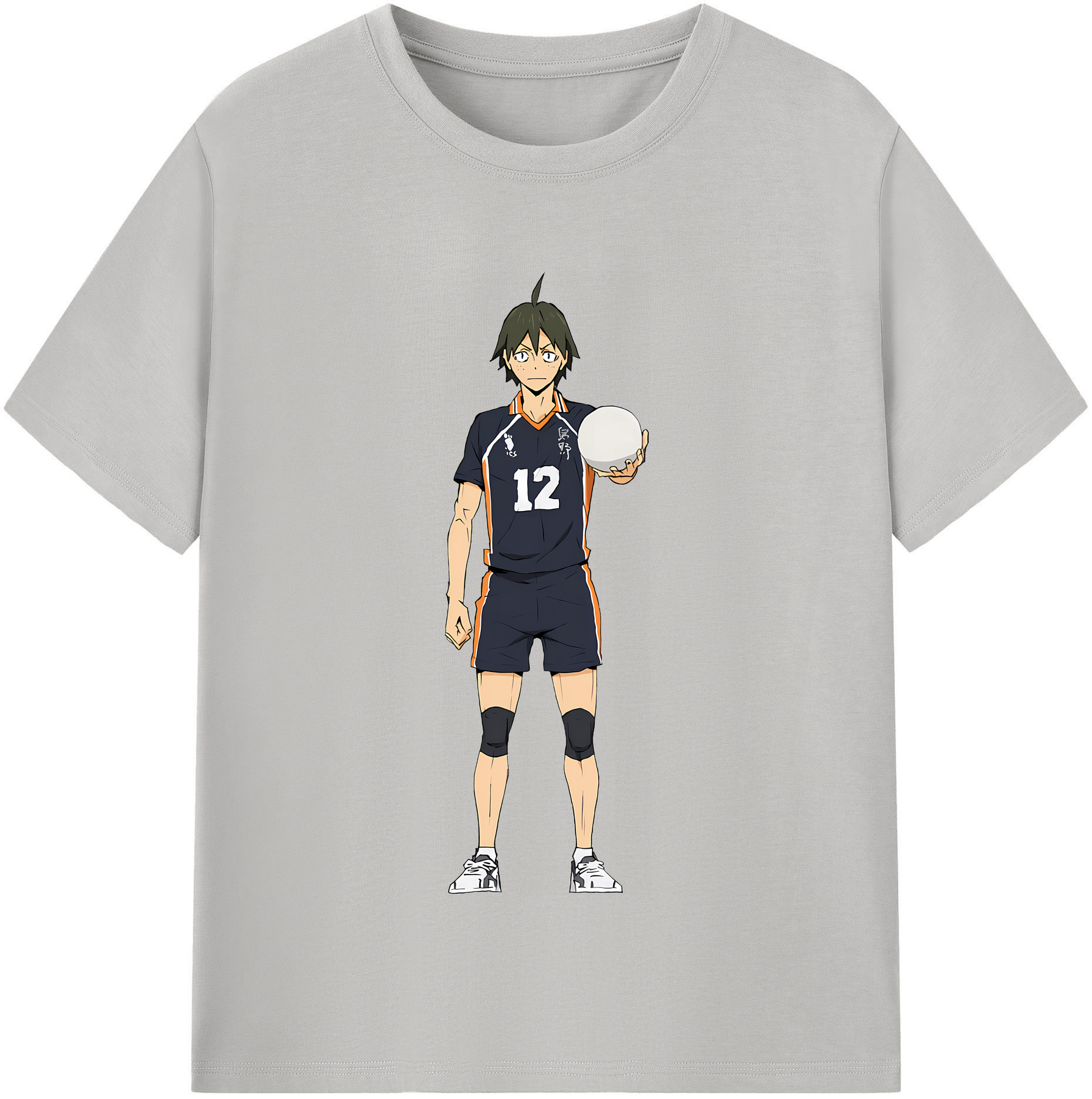 （画像用） ハイキュー!! Haikyu!! レディースカジュアルプリントTシャツ（綿100％）