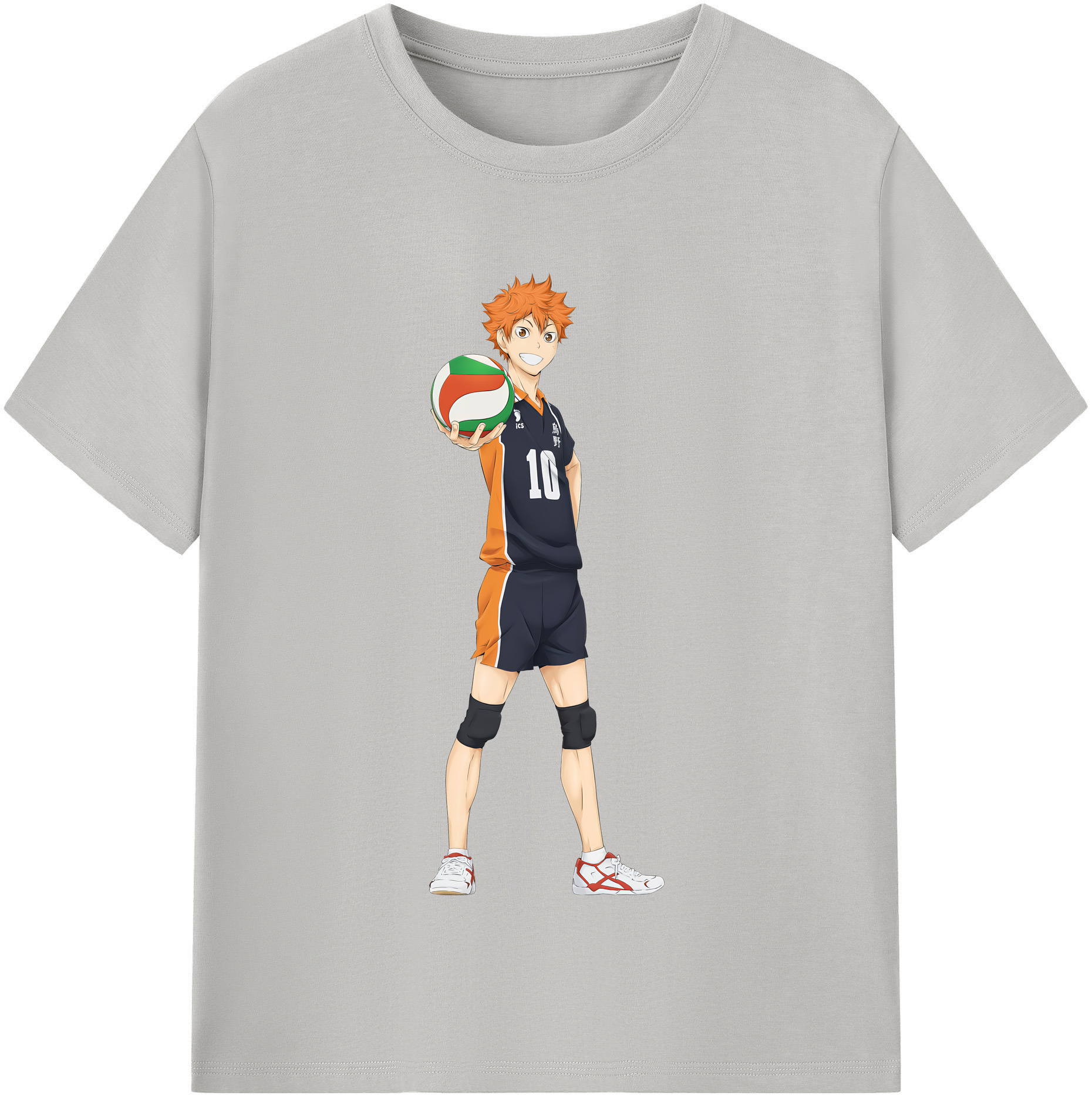 （画像用） ハイキュー!! Haikyu!! レディースカジュアルプリントTシャツ（綿100％）