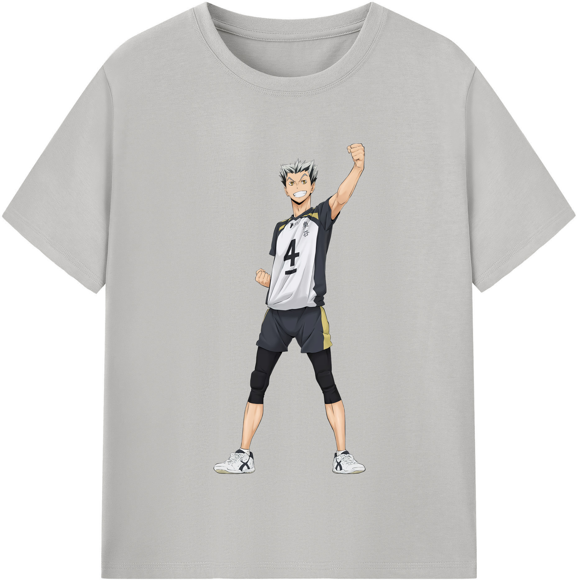 （画像用） ハイキュー!! Haikyu!! レディースカジュアルプリントTシャツ（綿100％）