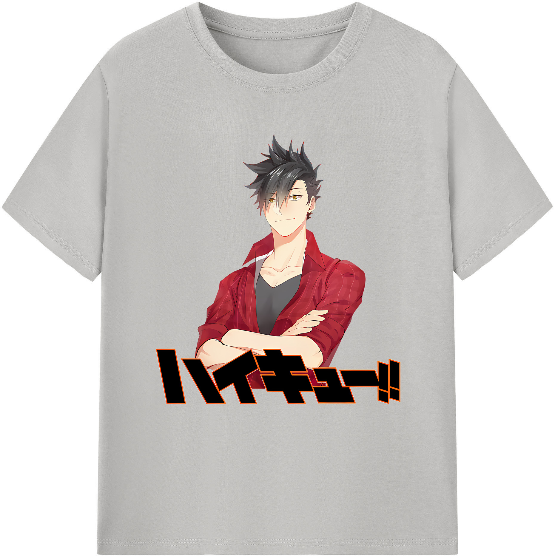 （画像用） ハイキュー!! Haikyu!! レディースカジュアルプリントTシャツ（綿100％）