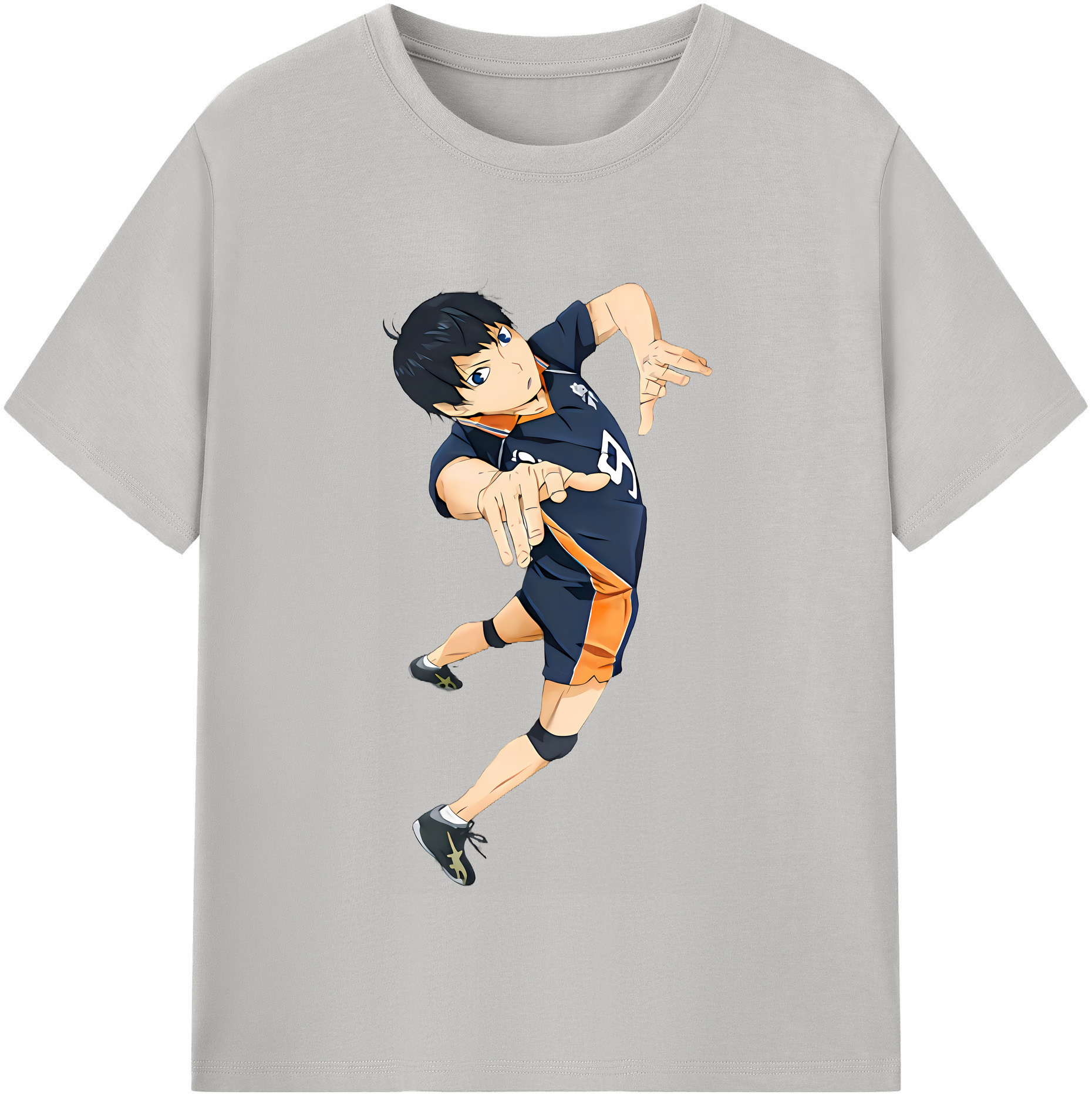 （画像用） ハイキュー!! Haikyu!! レディースカジュアルプリントTシャツ（綿100％）