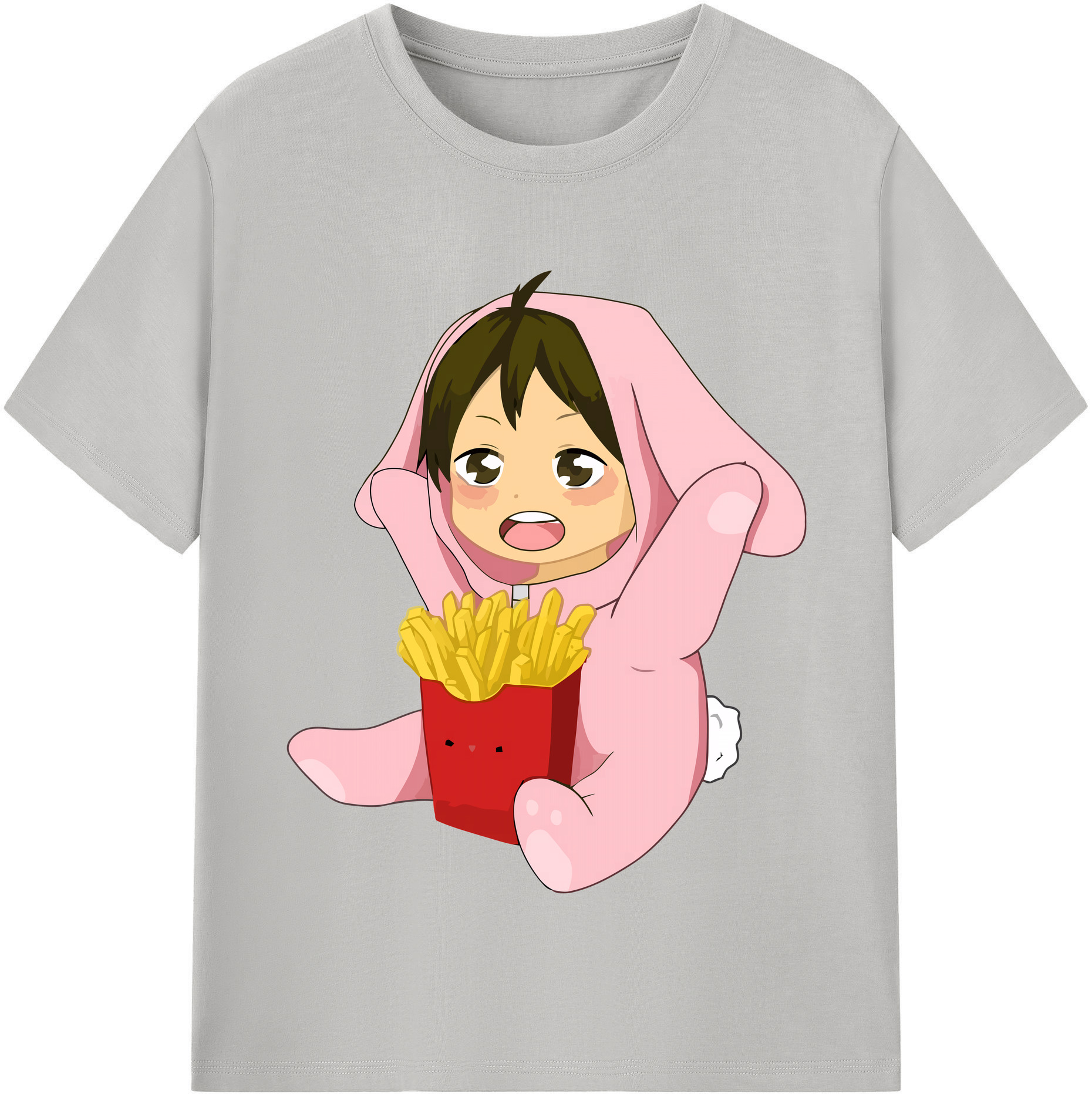 （画像用） ハイキュー!! Haikyu!! レディースカジュアルプリントTシャツ（綿100％）