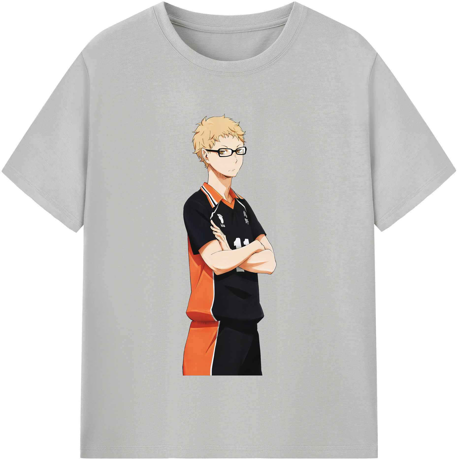 （画像用） ハイキュー!! Haikyu!! レディースカジュアルプリントTシャツ（綿100％）