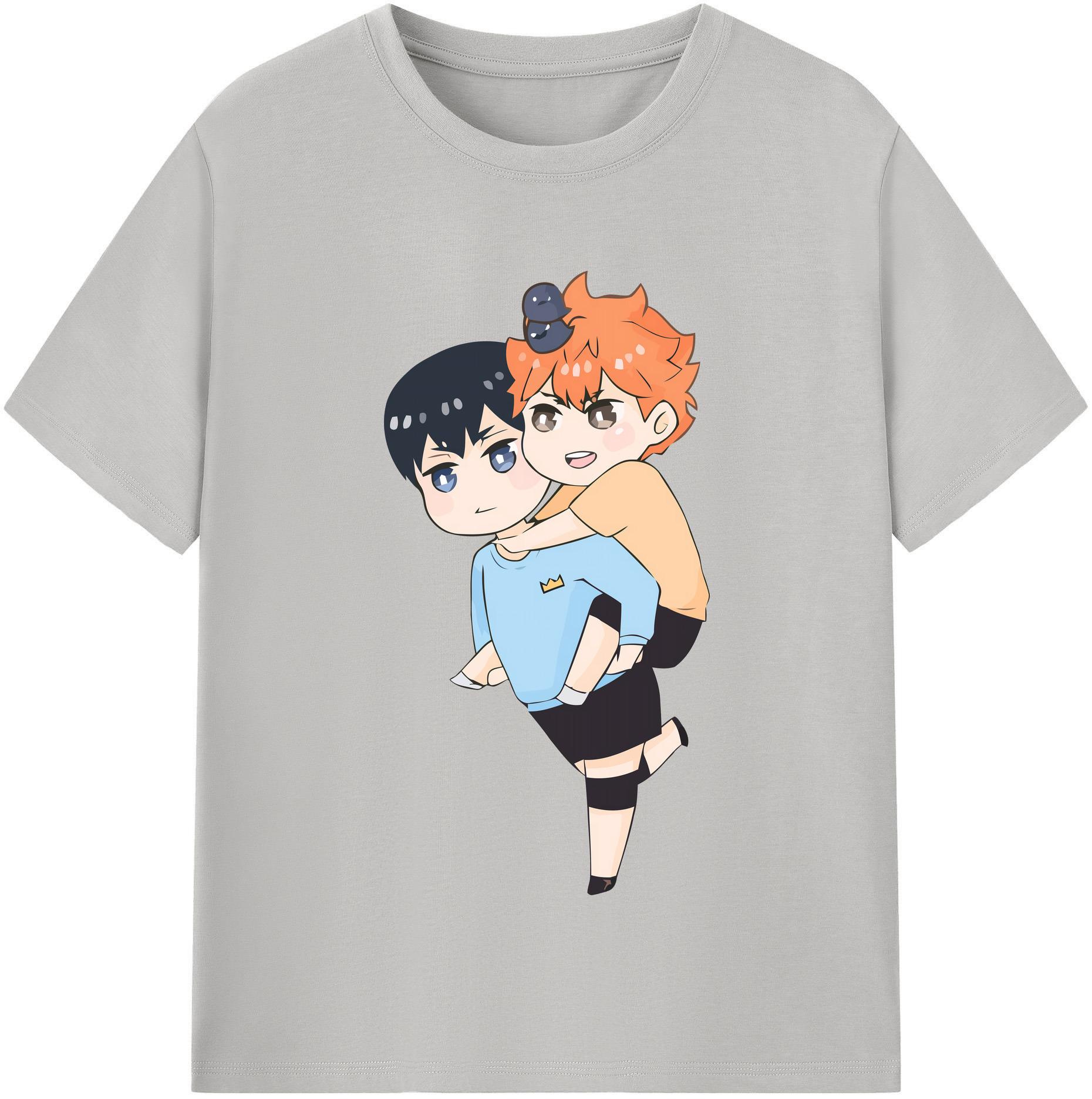 （画像用） ハイキュー!! Haikyu!! レディースカジュアルプリントTシャツ（綿100％）