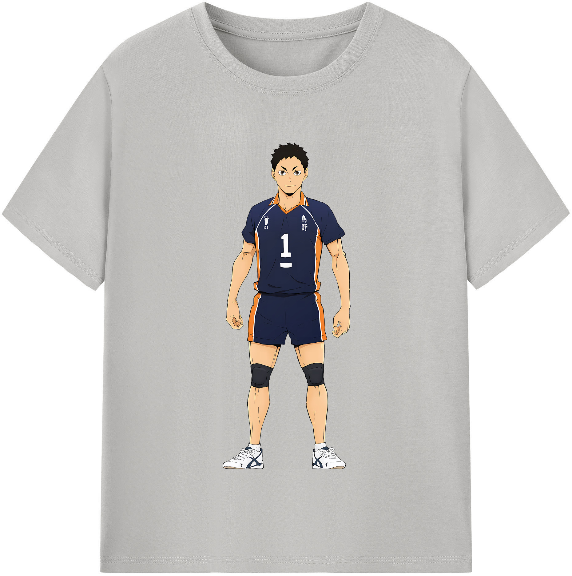 （画像用） ハイキュー!! Haikyu!! レディースカジュアルプリントTシャツ（綿100％）