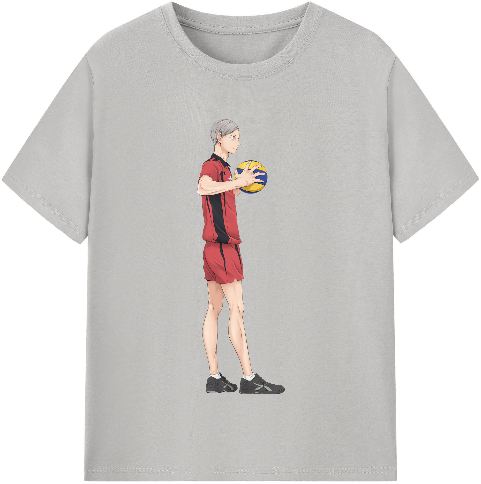 （画像用） ハイキュー!! Haikyu!! レディースカジュアルプリントTシャツ（綿100％）