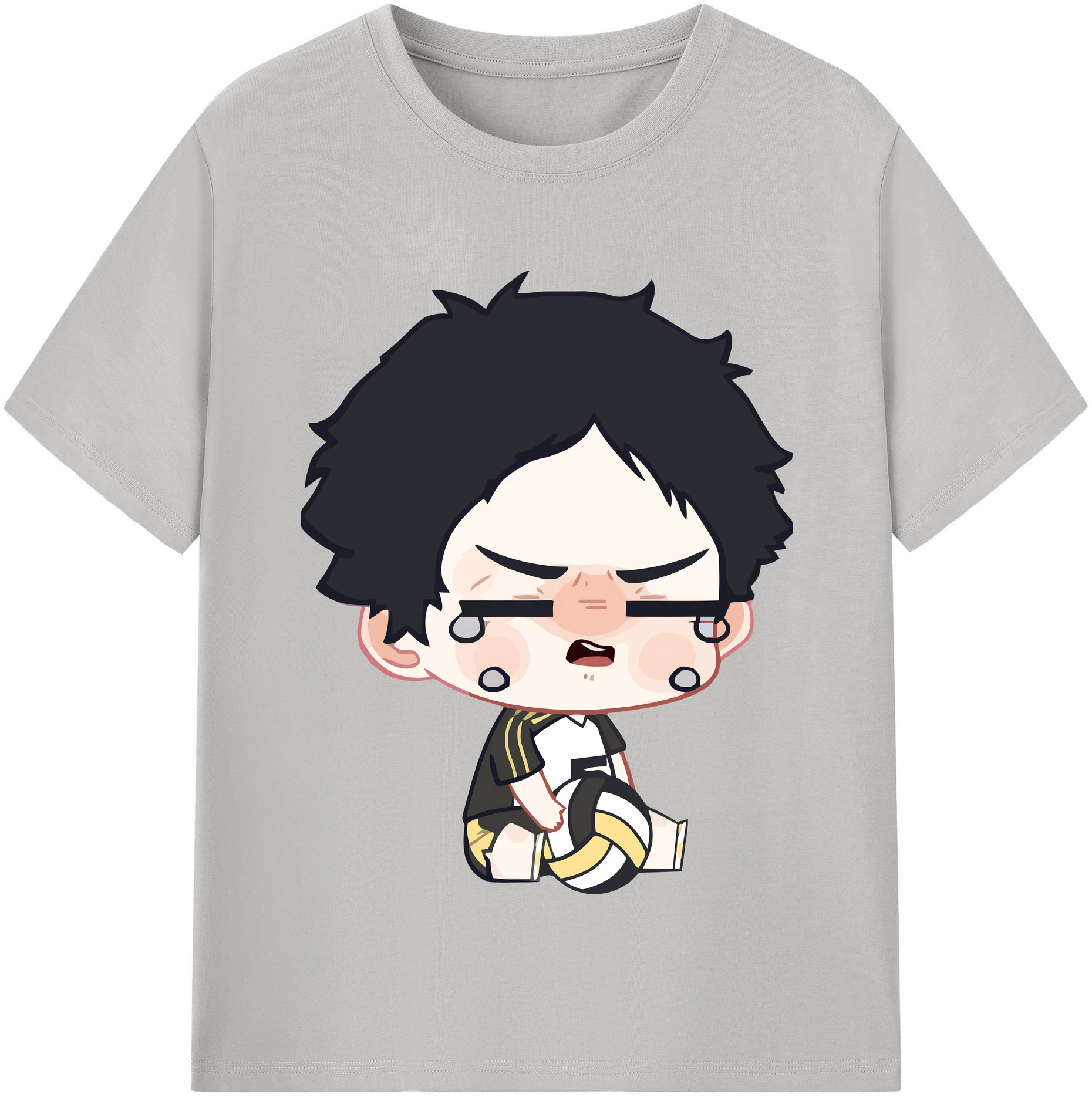 （画像用） ハイキュー!! Haikyu!! レディースカジュアルプリントTシャツ（綿100％）