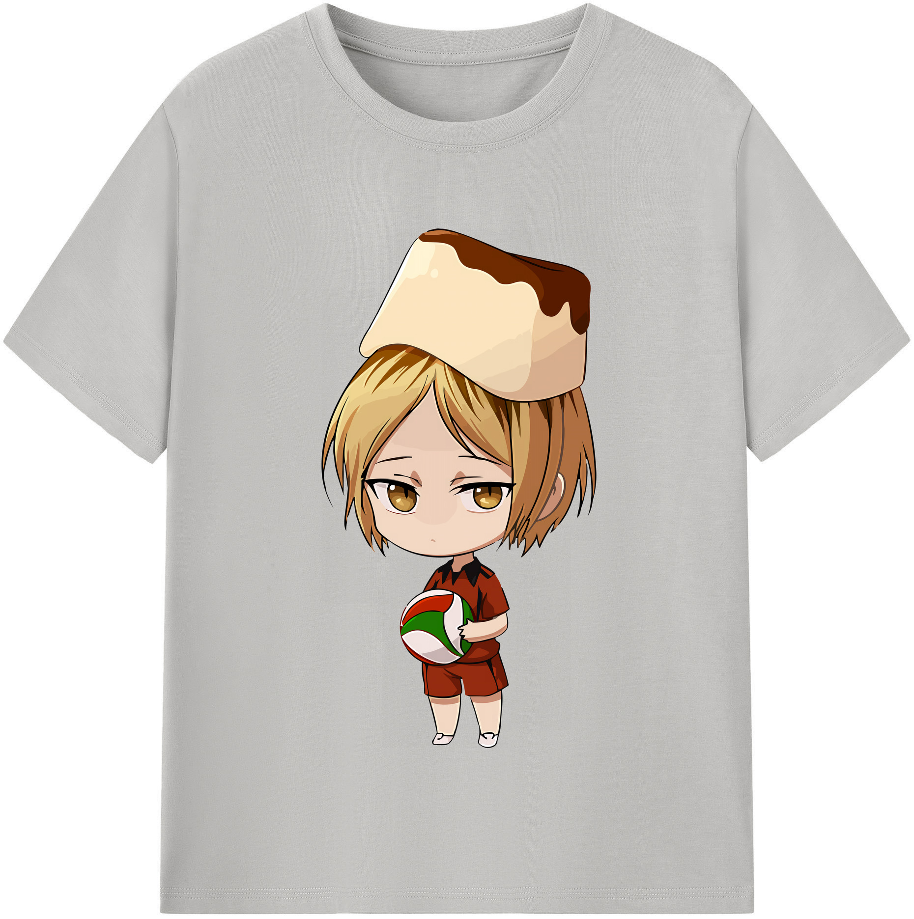 （画像用） ハイキュー!! Haikyu!! レディースカジュアルプリントTシャツ（綿100％）