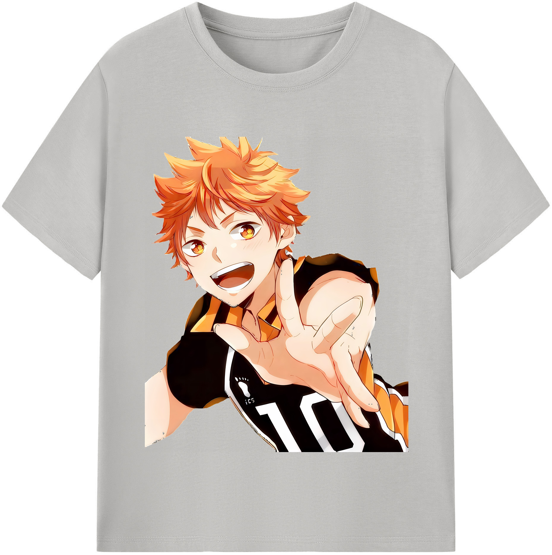 （画像用） ハイキュー!! Haikyu!! レディースカジュアルプリントTシャツ（綿100％）