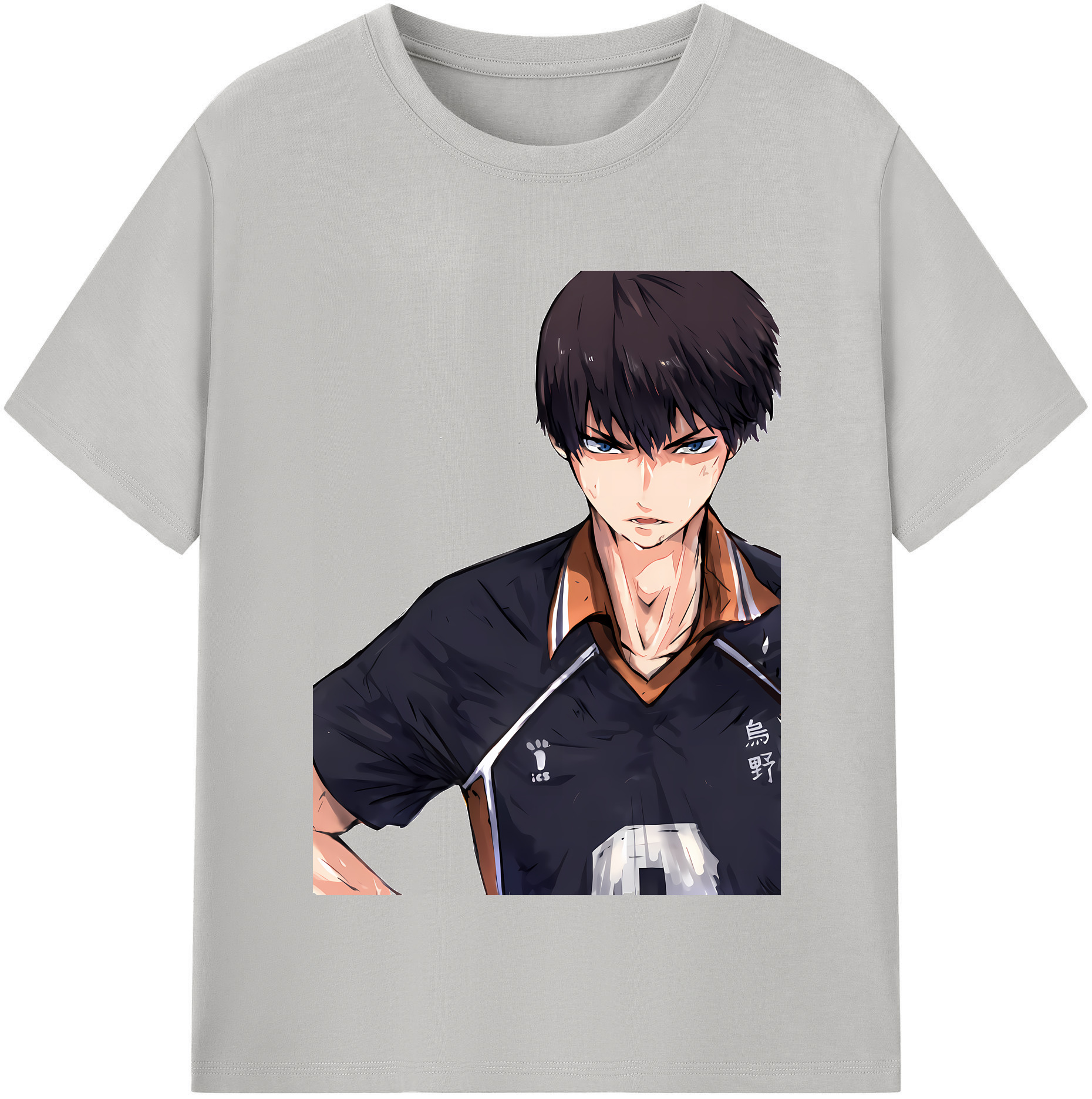 （画像用） ハイキュー!! Haikyu!! レディースカジュアルプリントTシャツ（綿100％）