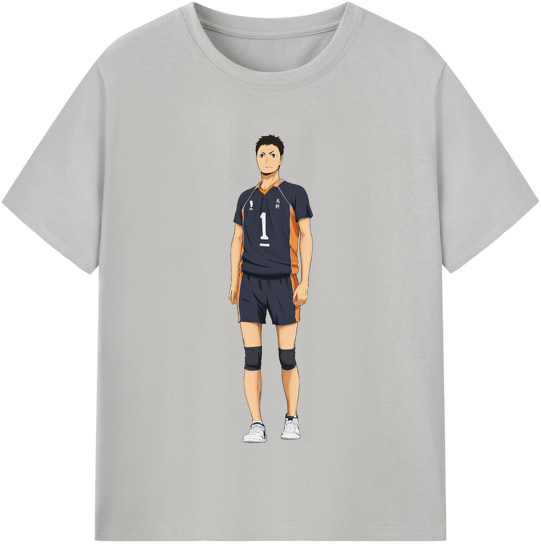 （画像用） ハイキュー!! Haikyu!! レディースカジュアルプリントTシャツ（綿100％）