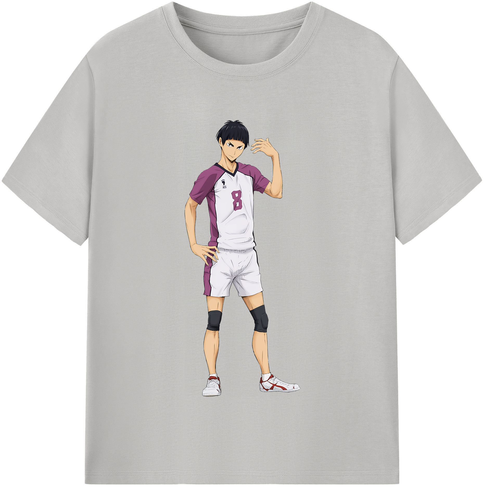 （画像用） ハイキュー!! Haikyu!! レディースカジュアルプリントTシャツ（綿100％）
