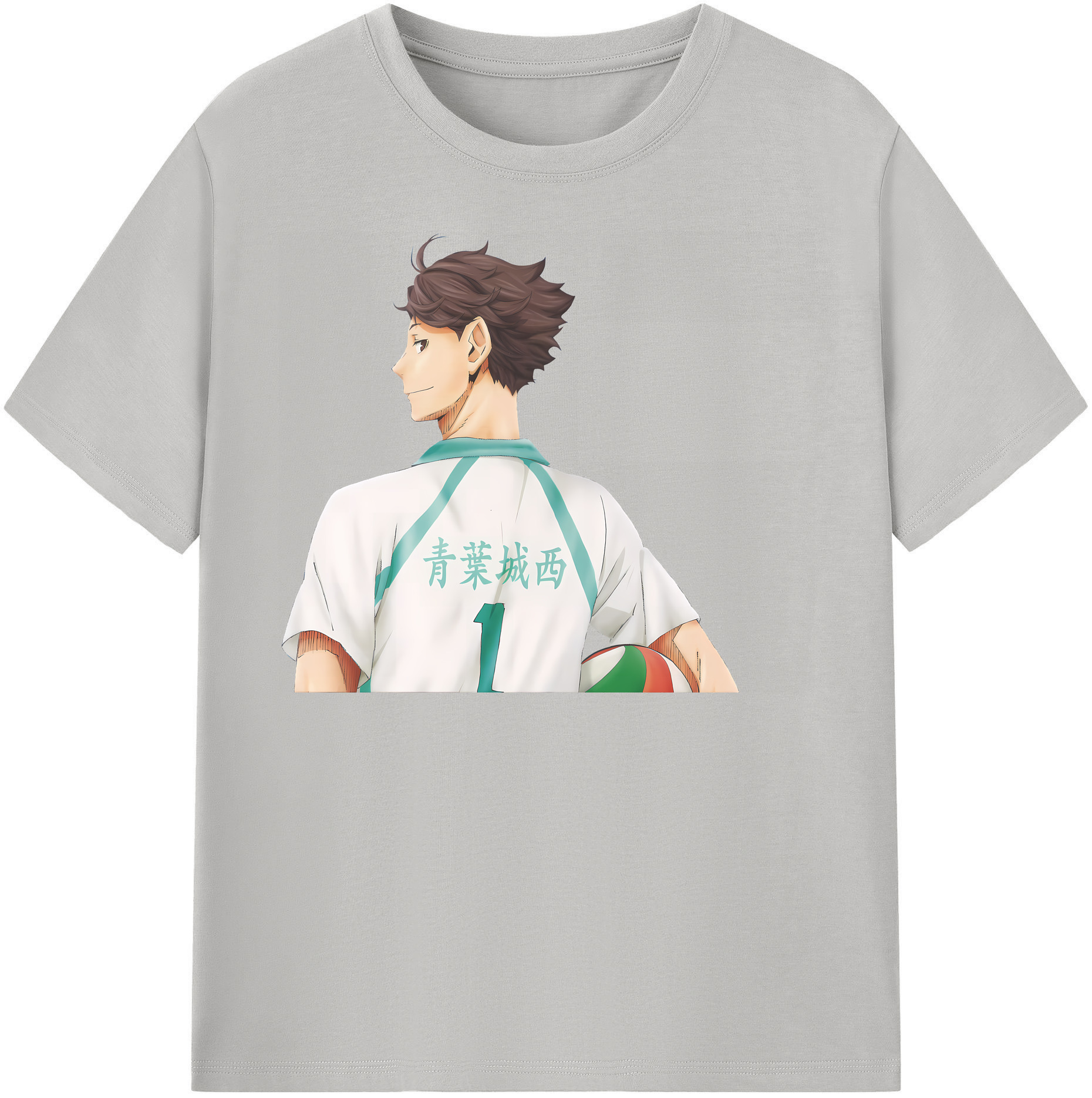 （画像用） ハイキュー!! Haikyu!! レディースカジュアルプリントTシャツ（綿100％）