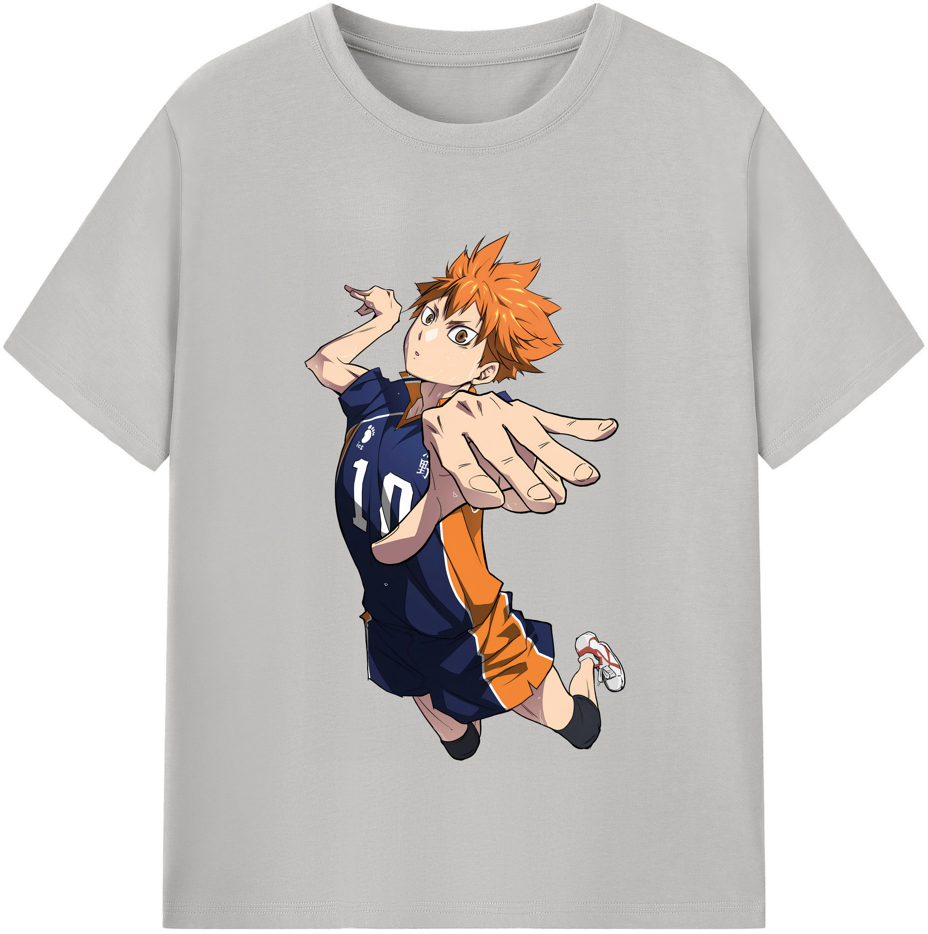 （画像用） ハイキュー!! Haikyu!! レディースカジュアルプリントTシャツ（綿100％）