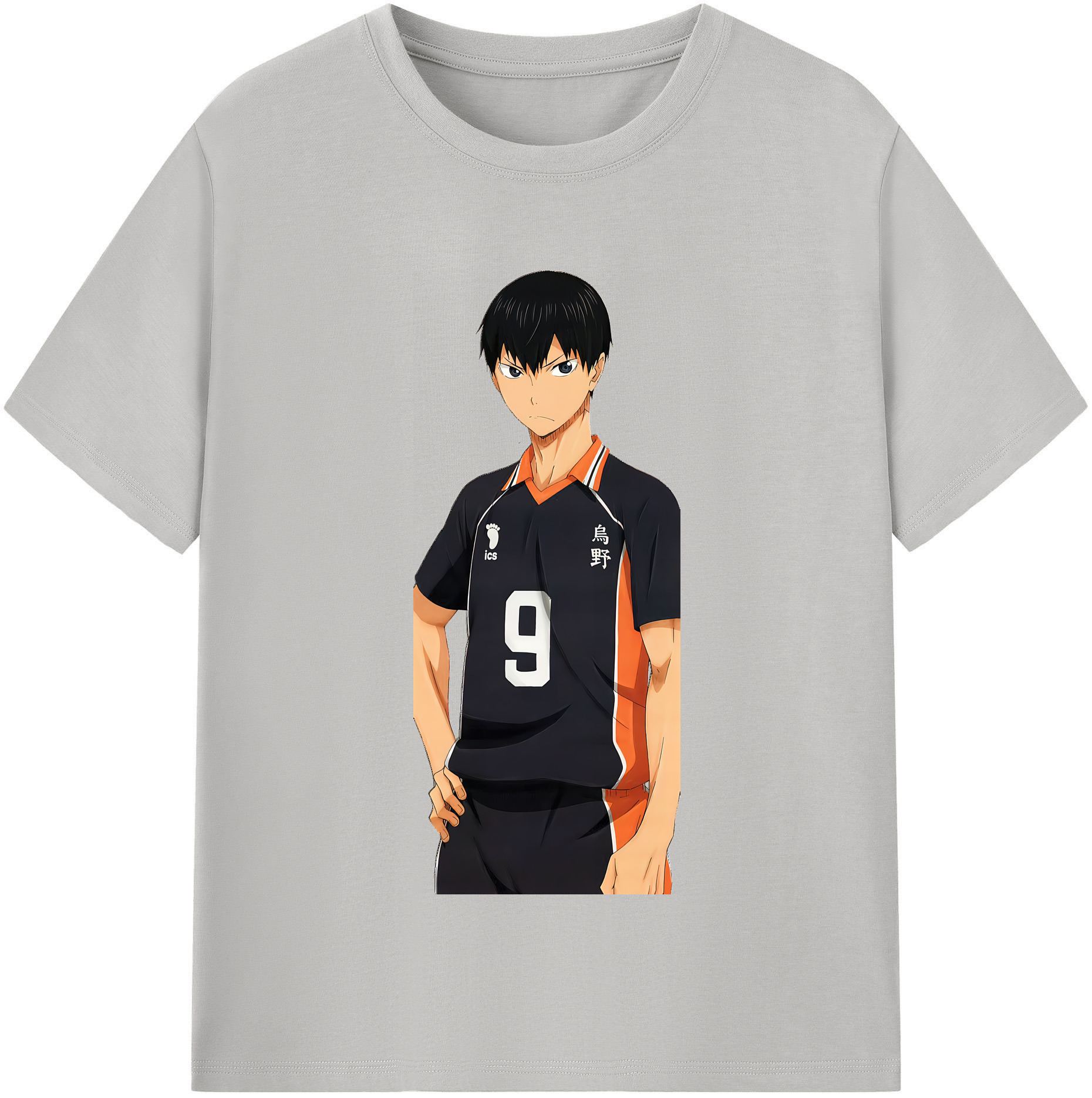 （画像用） ハイキュー!! Haikyu!! レディースカジュアルプリントTシャツ（綿100％）