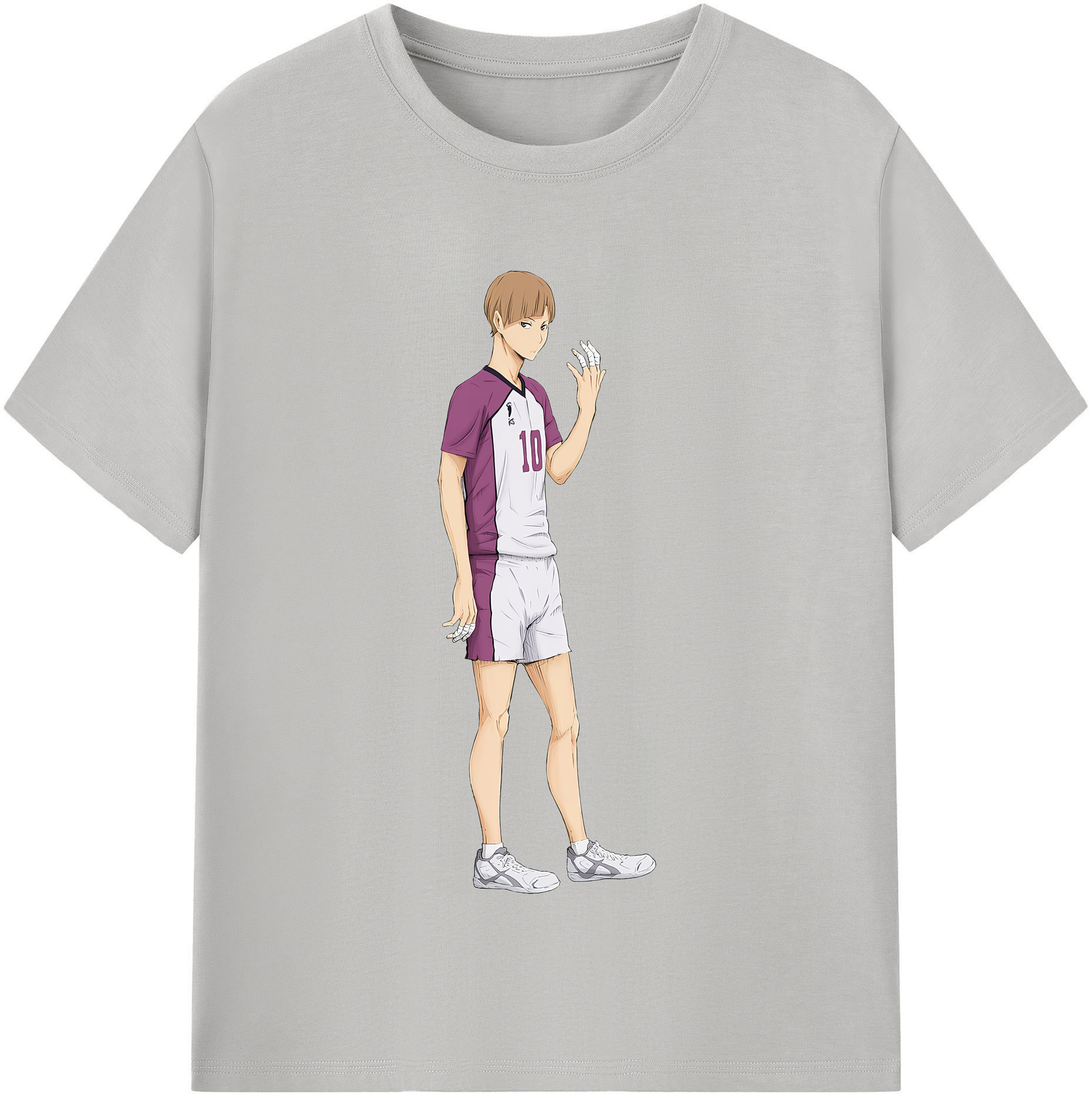 （画像用） ハイキュー!! Haikyu!! レディースカジュアルプリントTシャツ（綿100％）
