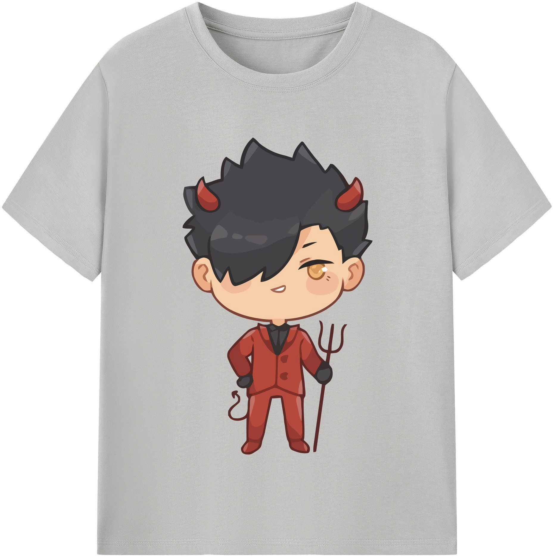 （画像用） ハイキュー!! Haikyu!! レディースカジュアルプリントTシャツ（綿100％）