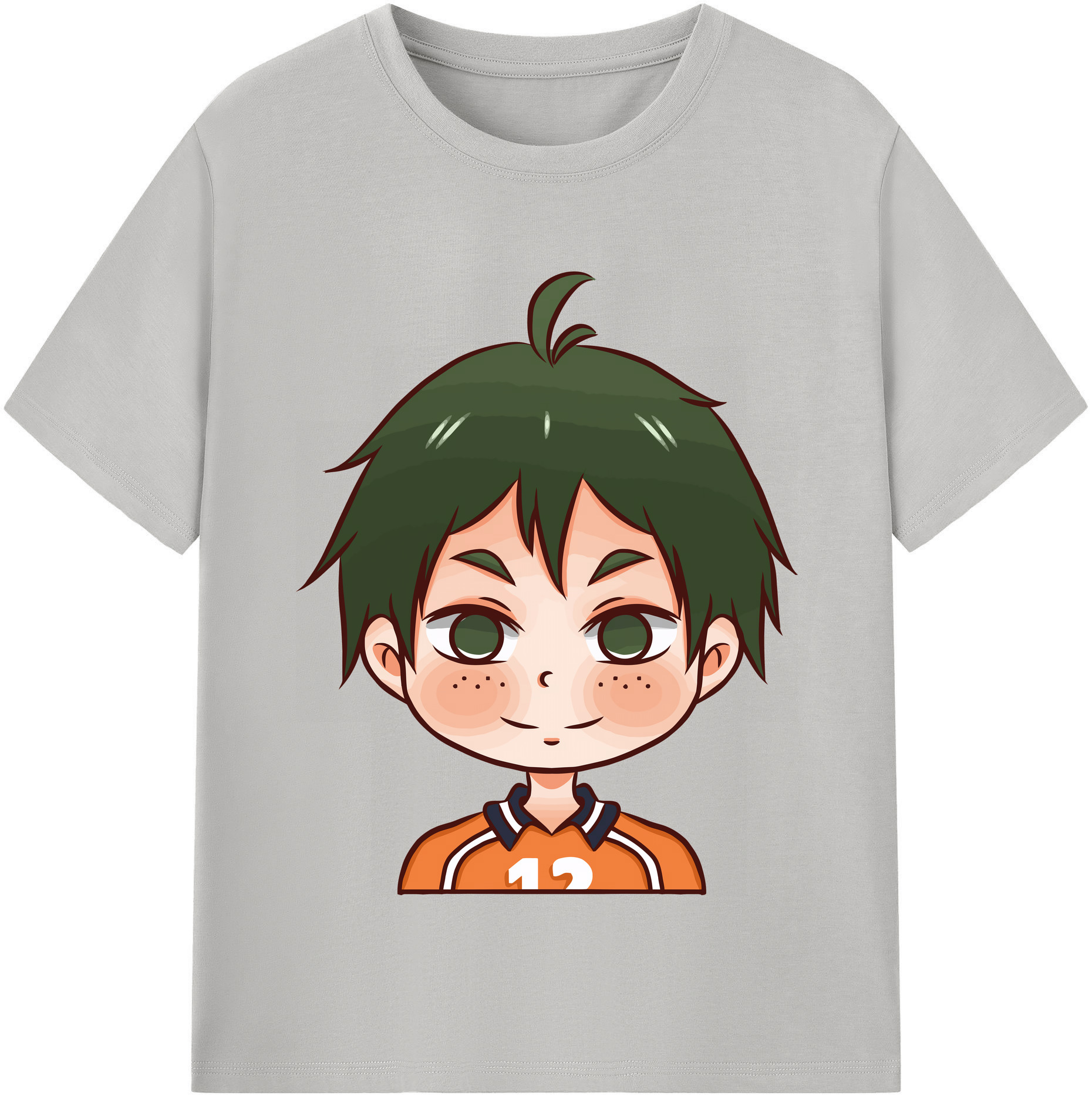 （画像用） ハイキュー!! Haikyu!! レディースカジュアルプリントTシャツ（綿100％）