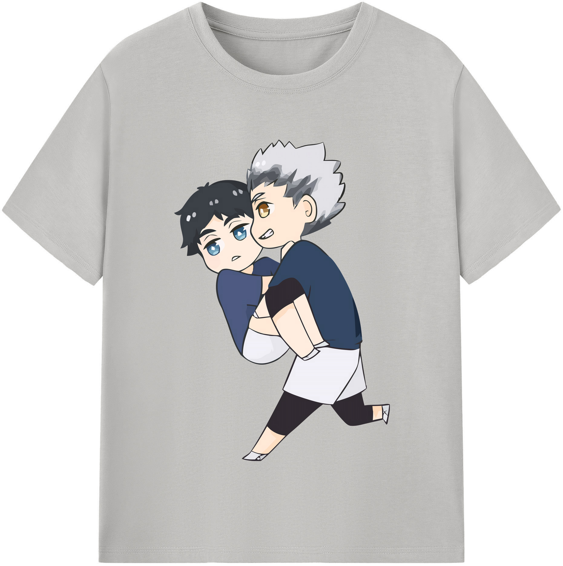 （画像用） ハイキュー!! Haikyu!! レディースカジュアルプリントTシャツ（綿100％）
