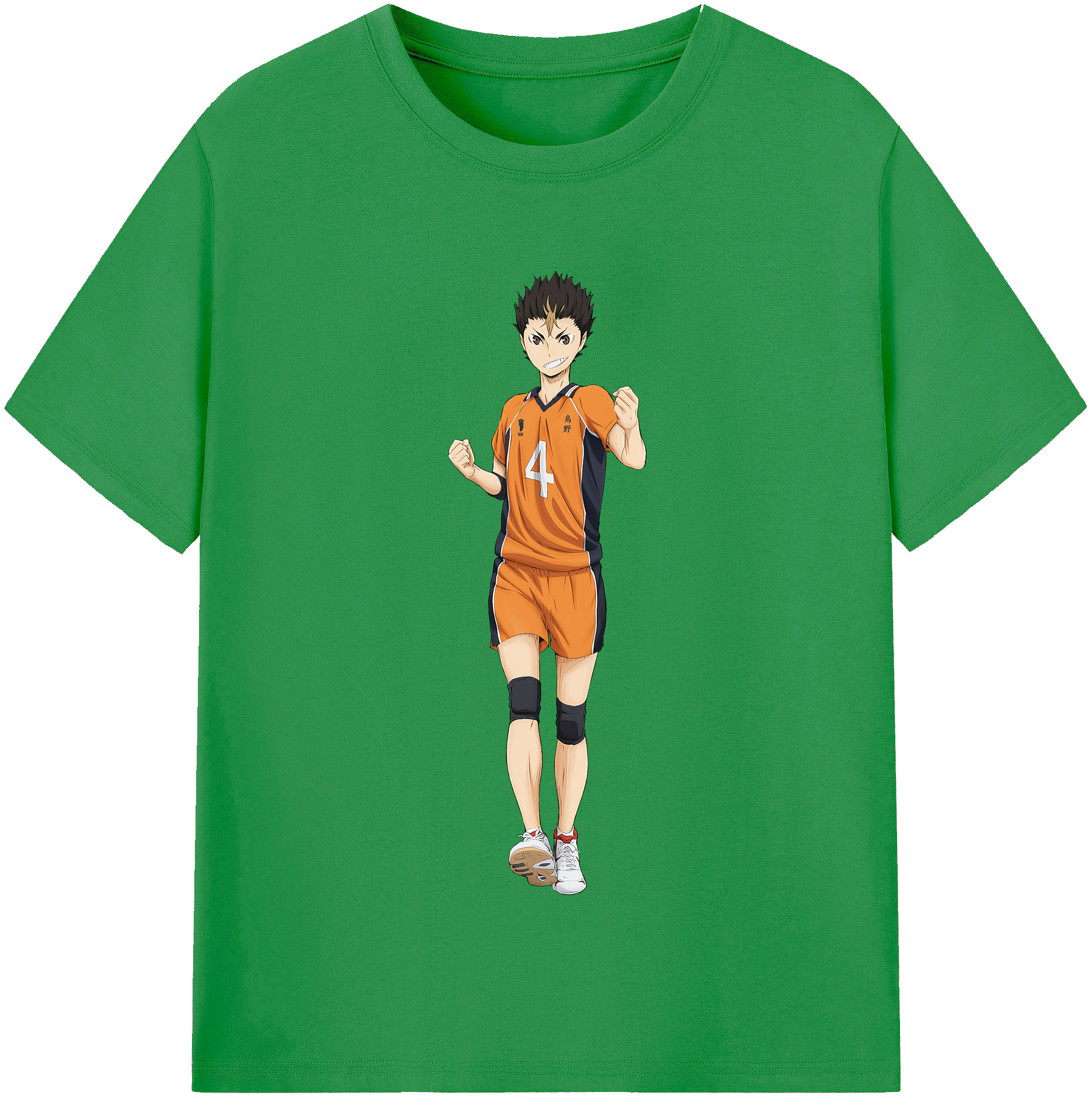 （画像用） ハイキュー!! Haikyu!! レディースカジュアルプリントTシャツ（綿100％）