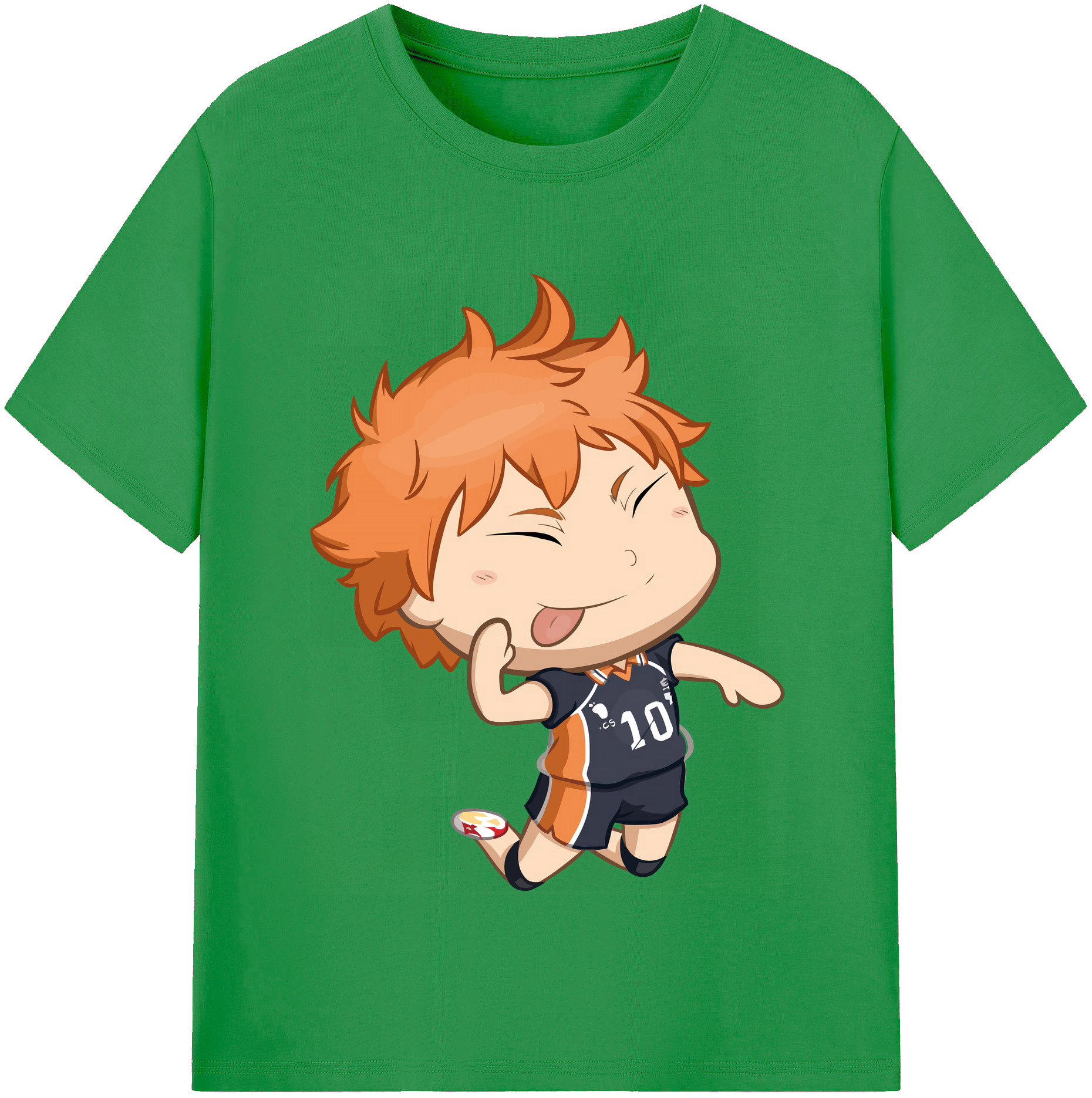 （画像用） ハイキュー!! Haikyu!! レディースカジュアルプリントTシャツ（綿100％）
