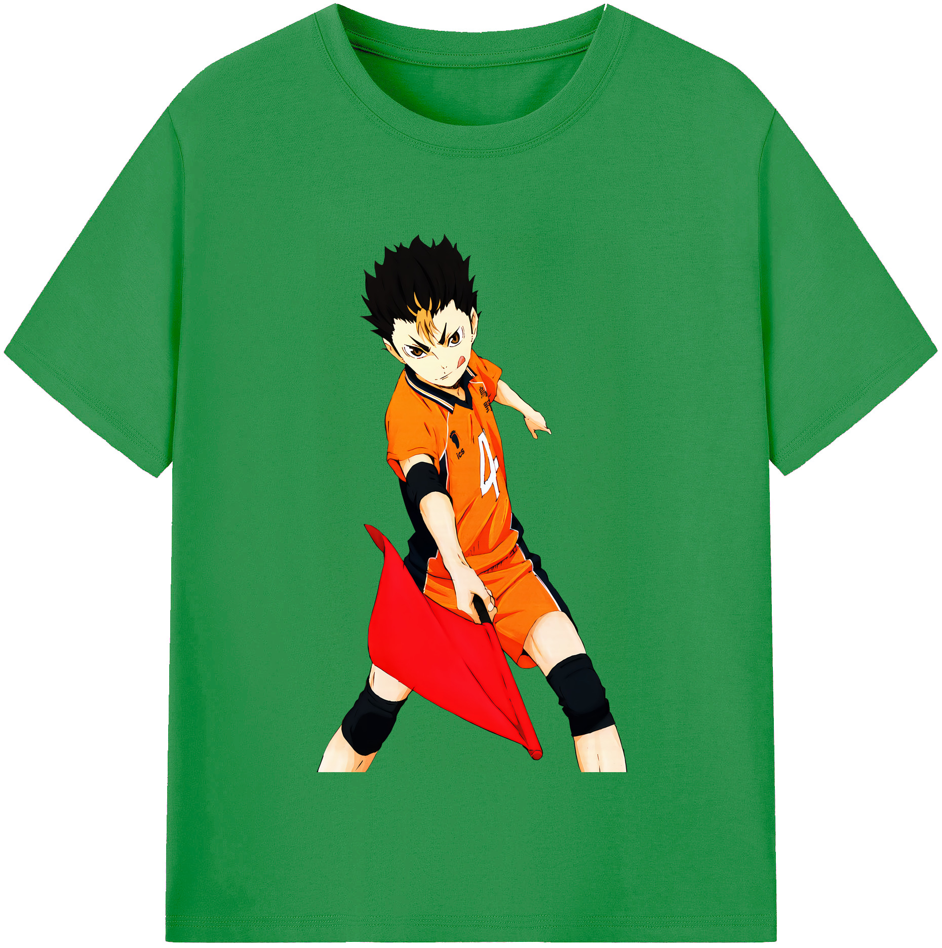 （画像用） ハイキュー!! Haikyu!! レディースカジュアルプリントTシャツ（綿100％）