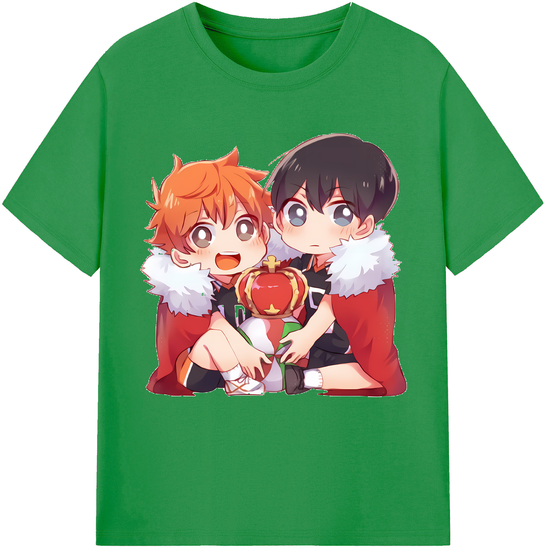 （画像用） ハイキュー!! Haikyu!! レディースカジュアルプリントTシャツ（綿100％）