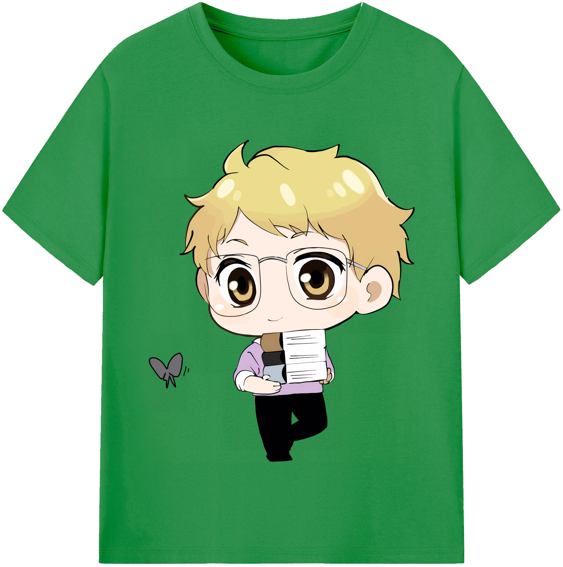 （画像用） ハイキュー!! Haikyu!! レディースカジュアルプリントTシャツ（綿100％）