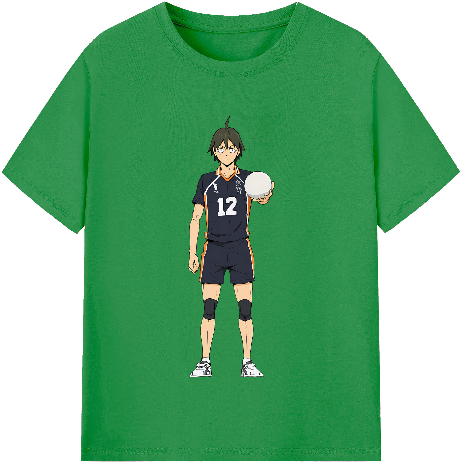 （画像用） ハイキュー!! Haikyu!! レディースカジュアルプリントTシャツ（綿100％）
