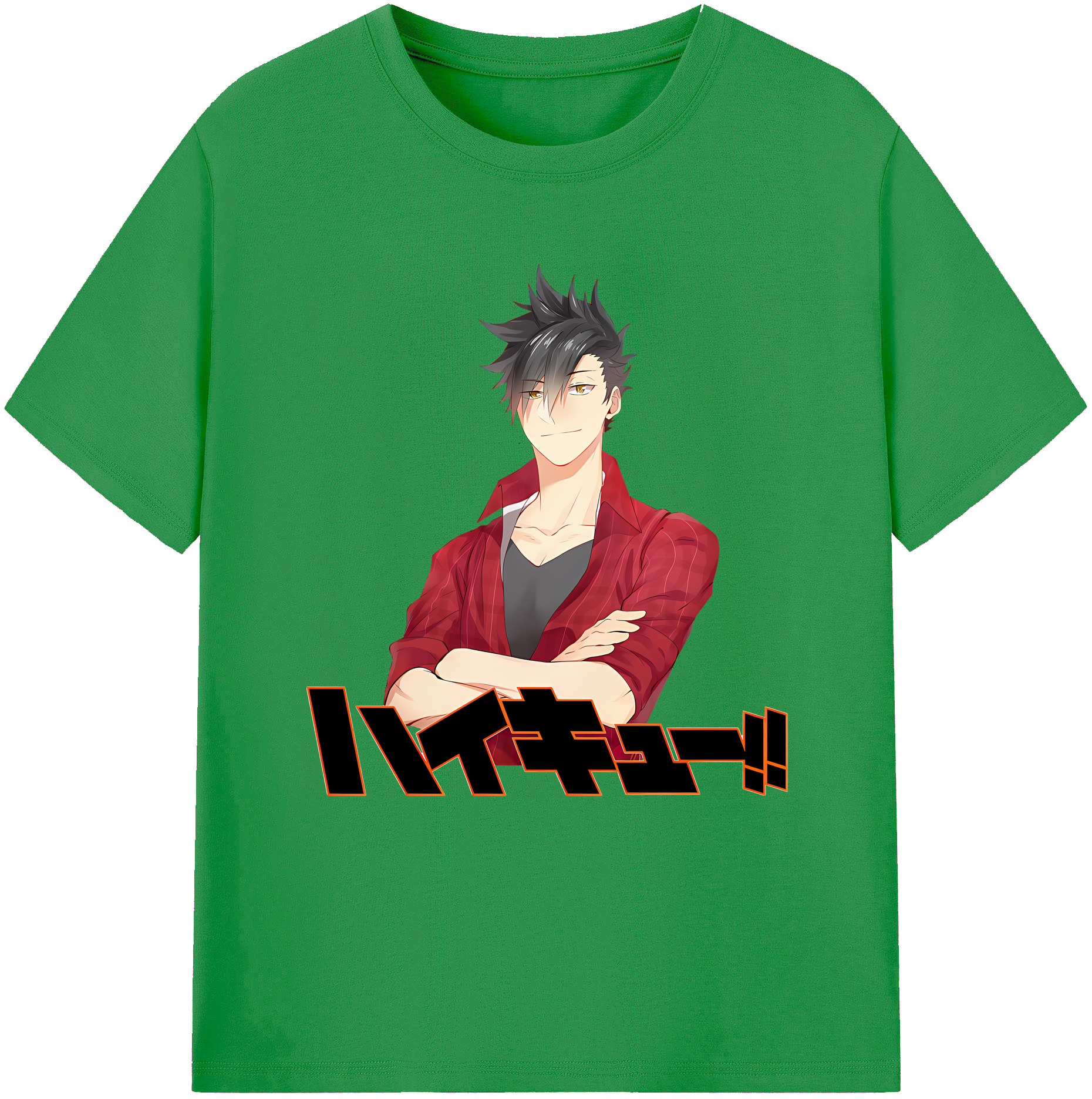 （画像用） ハイキュー!! Haikyu!! レディースカジュアルプリントTシャツ（綿100％）