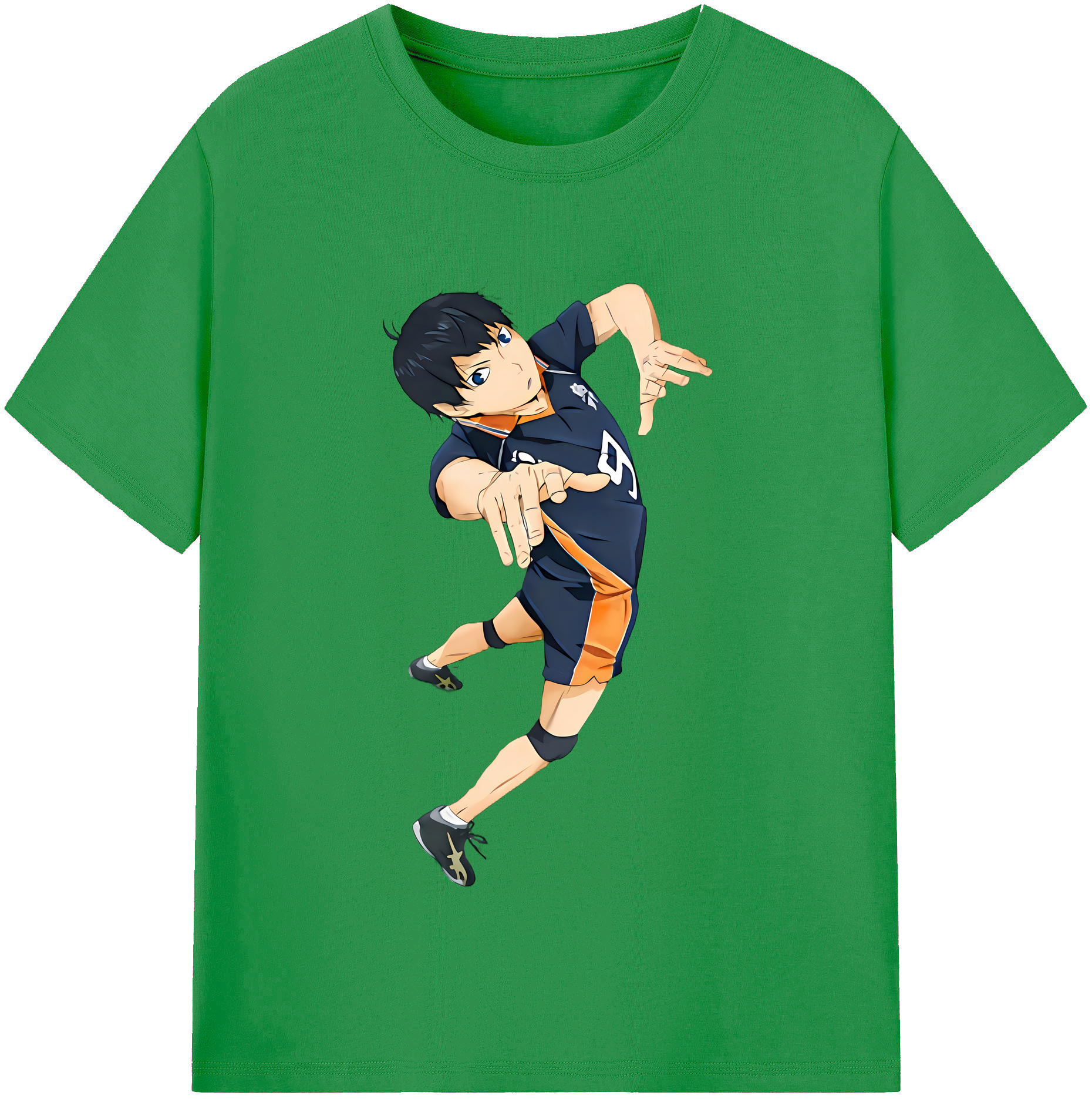 （画像用） ハイキュー!! Haikyu!! レディースカジュアルプリントTシャツ（綿100％）