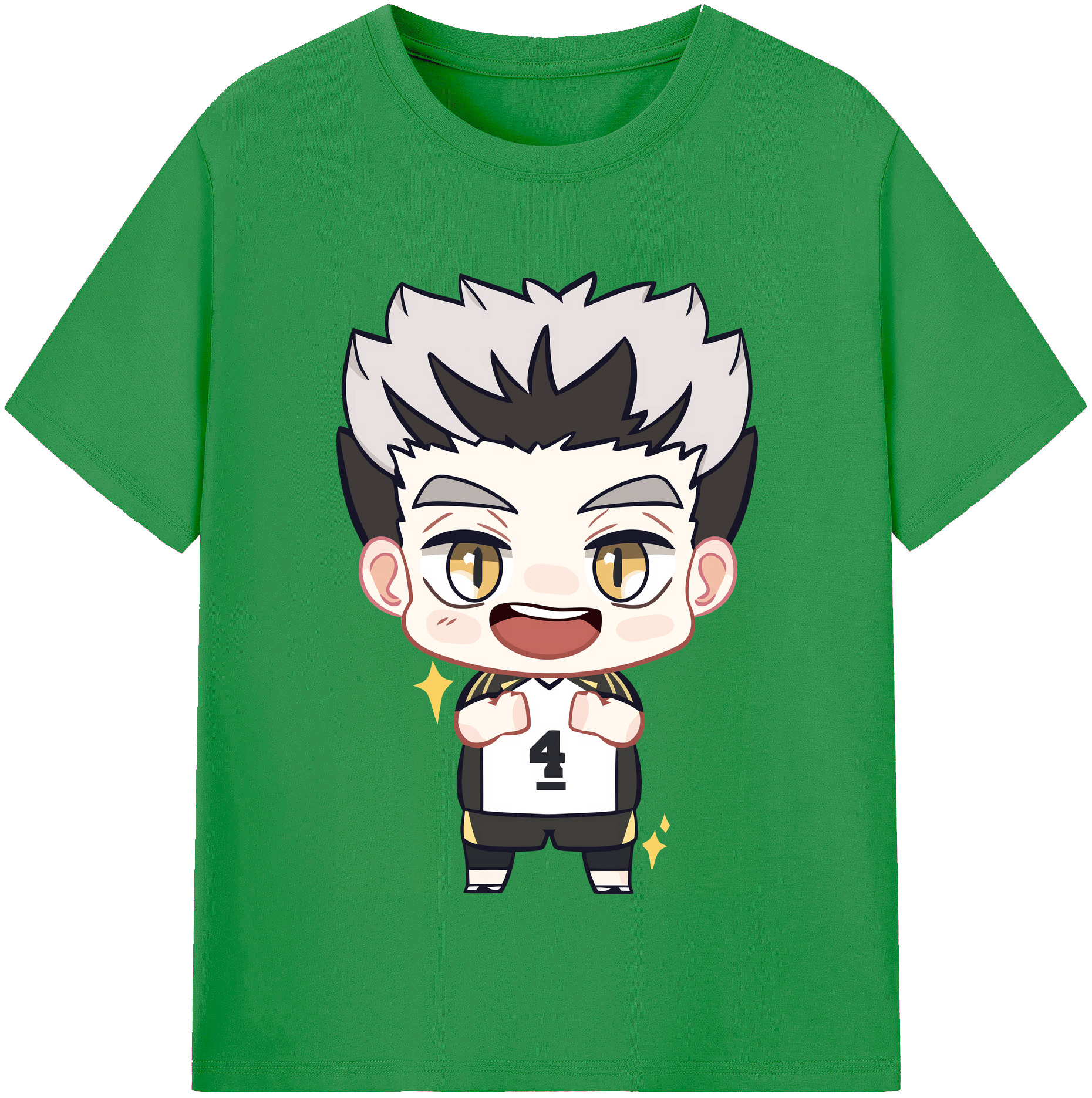 （画像用） ハイキュー!! Haikyu!! レディースカジュアルプリントTシャツ（綿100％）