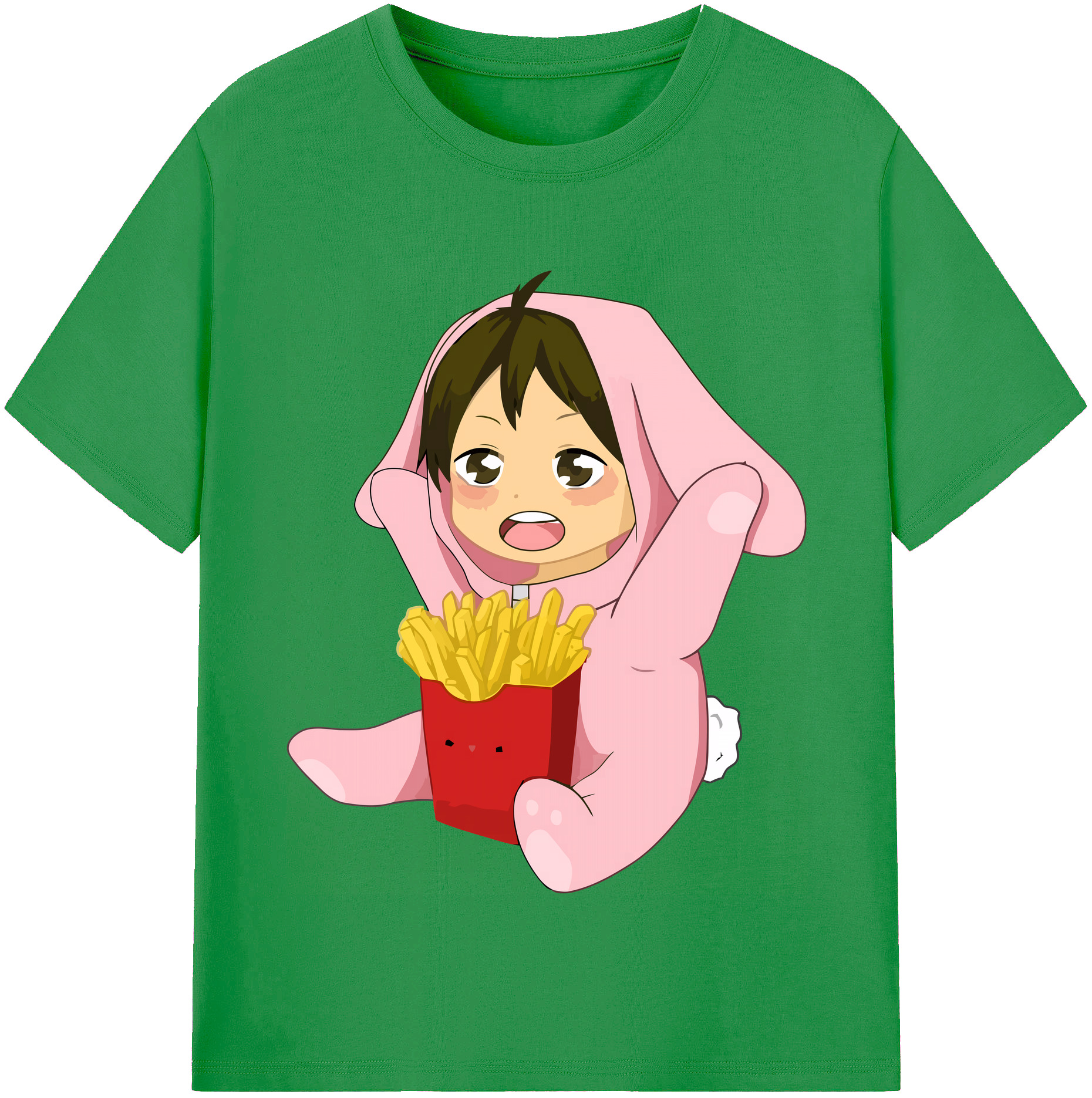 （画像用） ハイキュー!! Haikyu!! レディースカジュアルプリントTシャツ（綿100％）