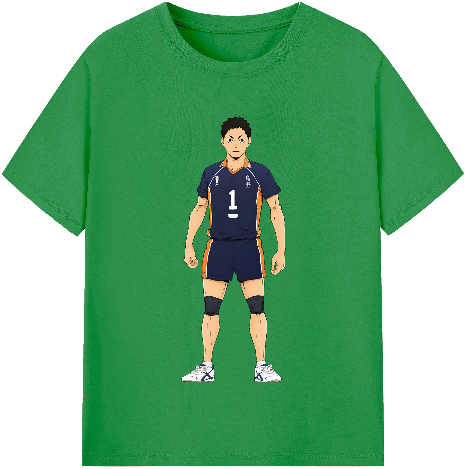 （画像用） ハイキュー!! Haikyu!! レディースカジュアルプリントTシャツ（綿100％）