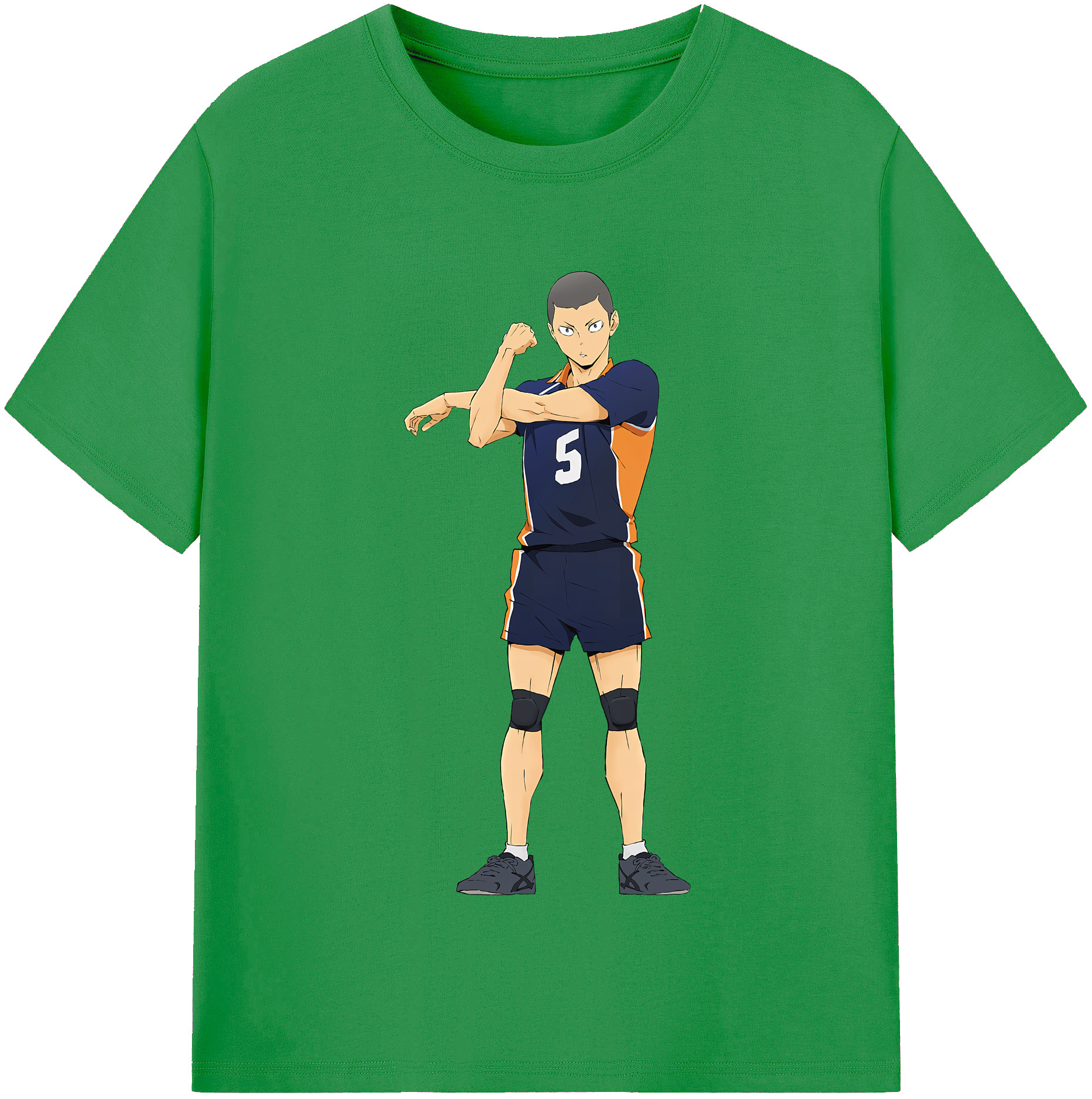 （画像用） ハイキュー!! Haikyu!! レディースカジュアルプリントTシャツ（綿100％）