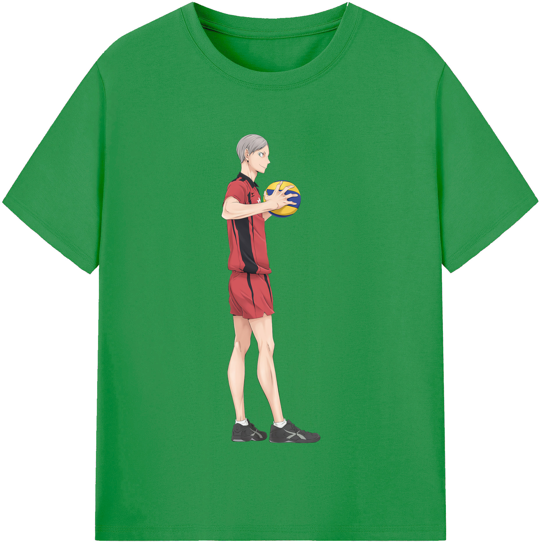 （画像用） ハイキュー!! Haikyu!! レディースカジュアルプリントTシャツ（綿100％）