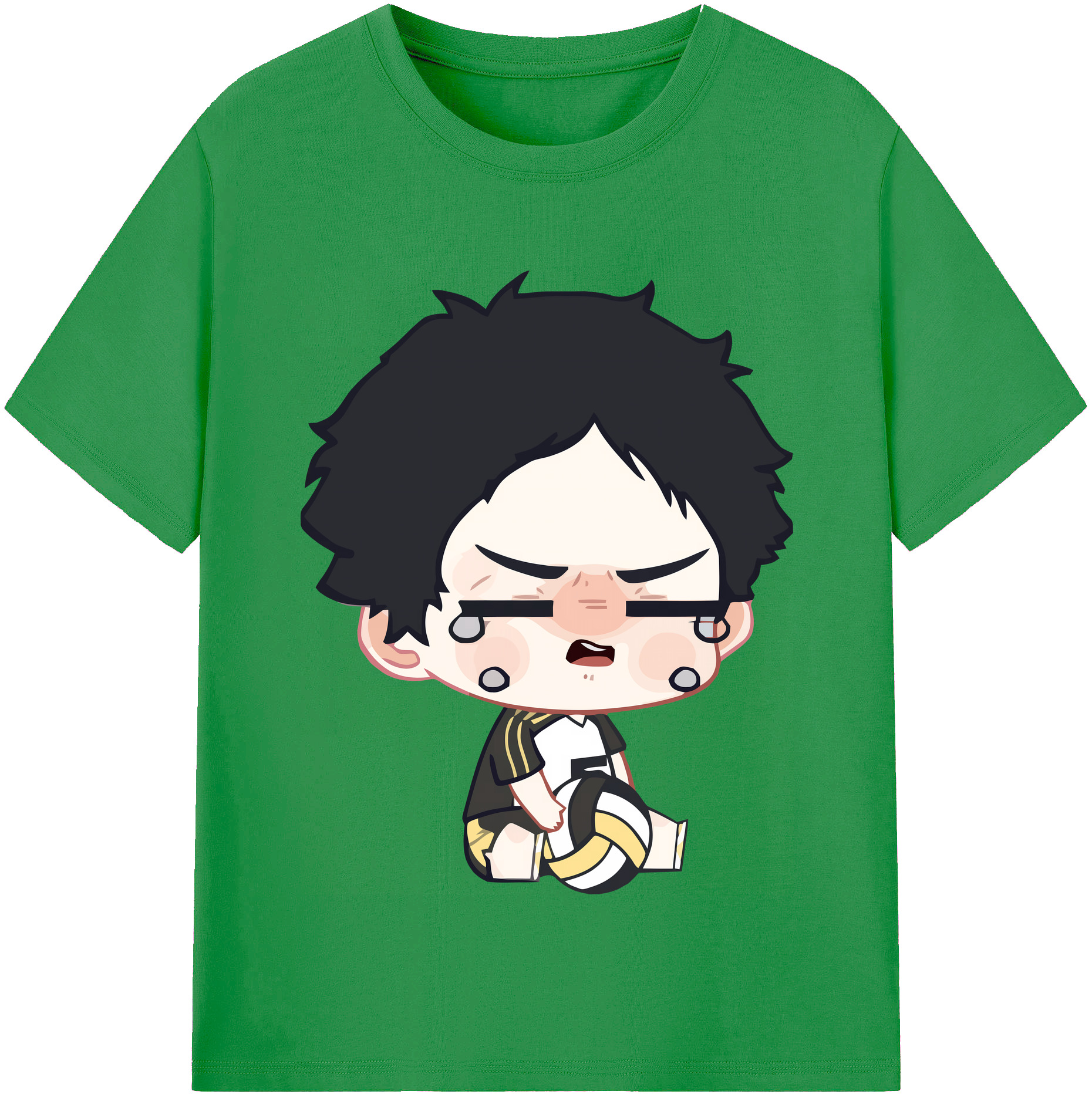 （画像用） ハイキュー!! Haikyu!! レディースカジュアルプリントTシャツ（綿100％）