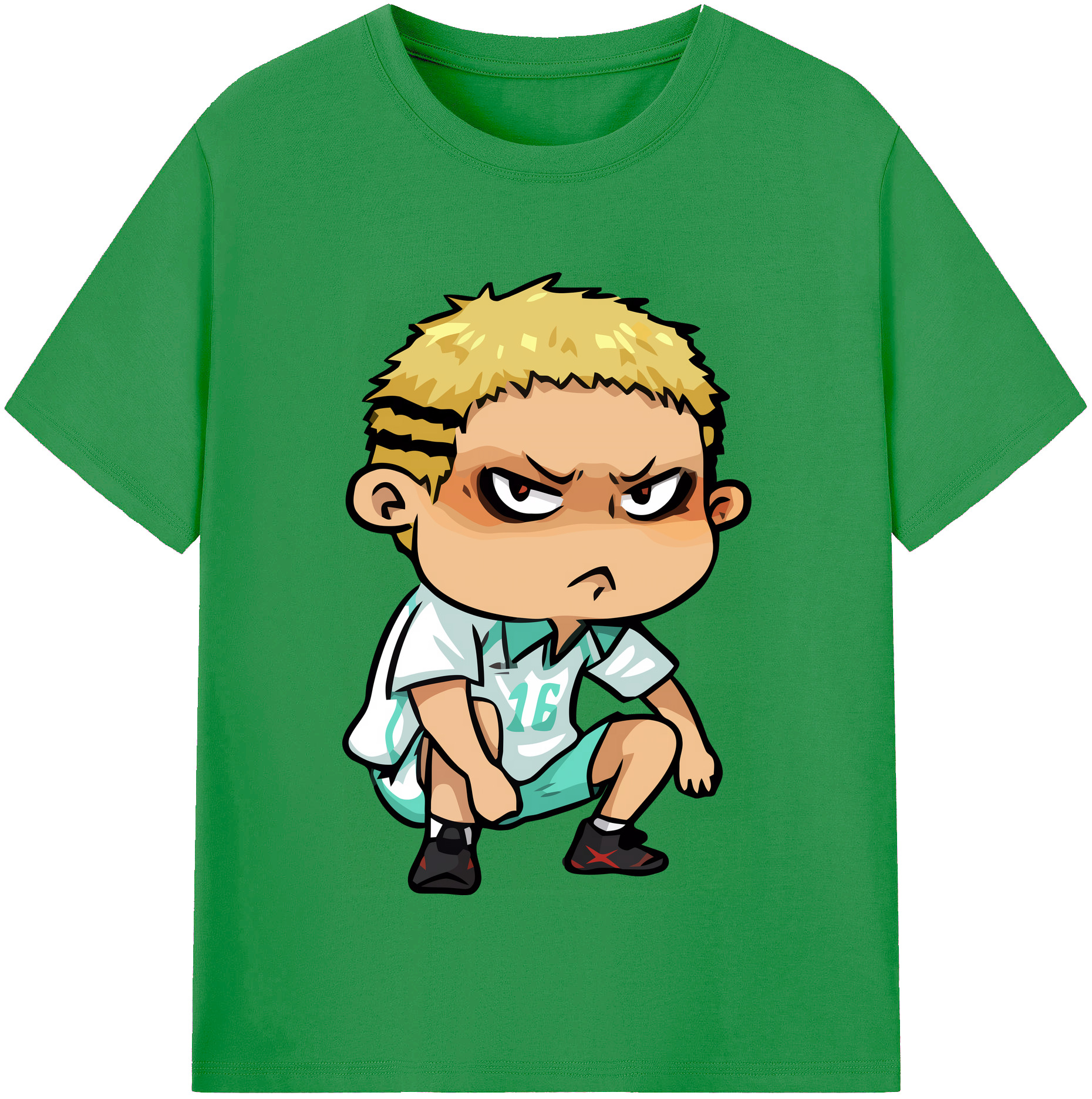 （画像用） ハイキュー!! Haikyu!! レディースカジュアルプリントTシャツ（綿100％）