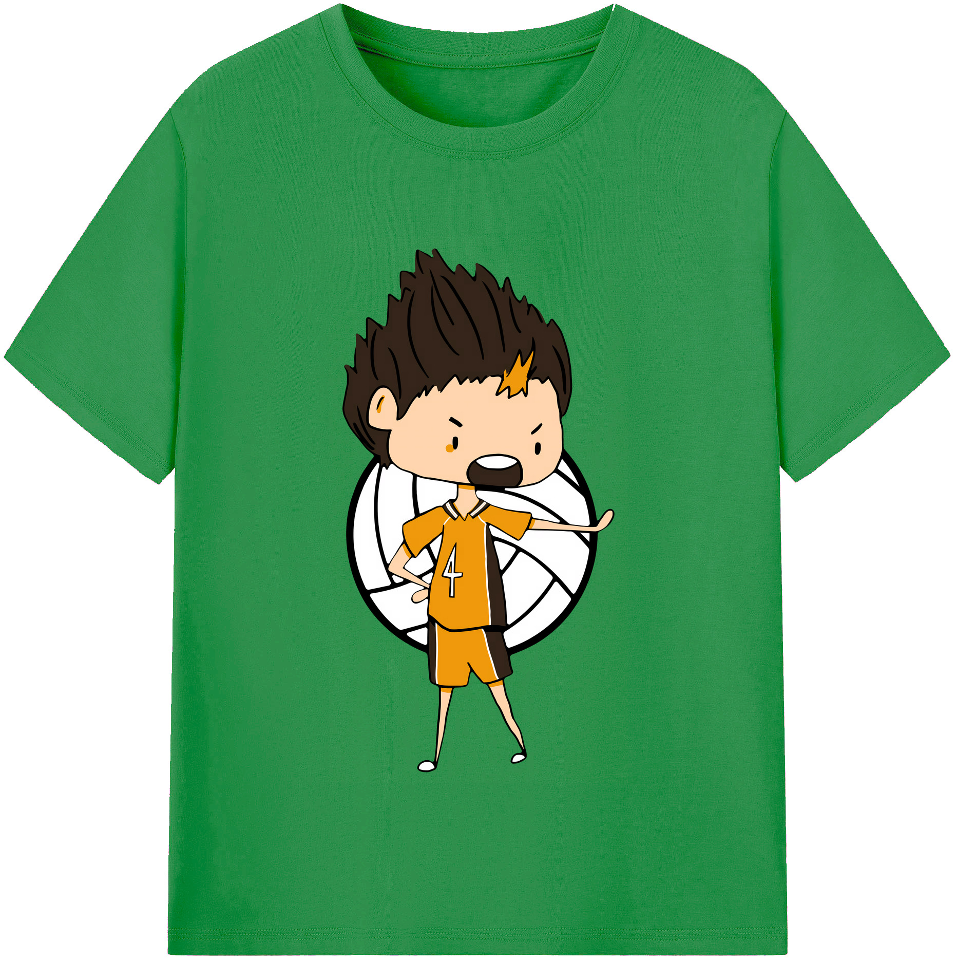 （画像用） ハイキュー!! Haikyu!! レディースカジュアルプリントTシャツ（綿100％）