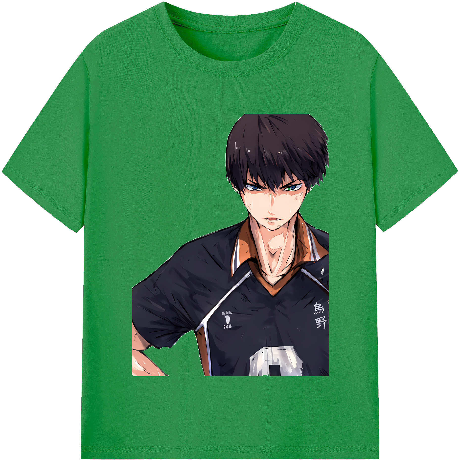 （画像用） ハイキュー!! Haikyu!! レディースカジュアルプリントTシャツ（綿100％）